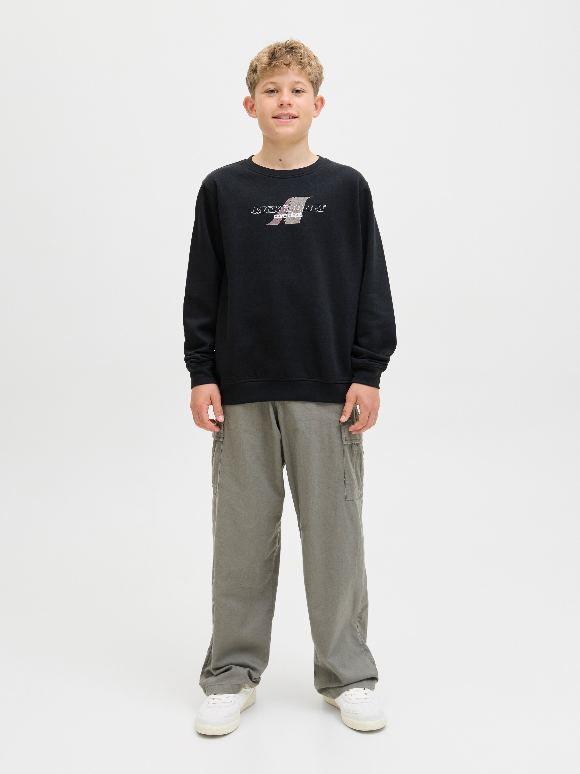 Jack & Jones Junior Sweatshirt »JCOTIER PRINT SWEAT CREW NECK SN JNR«
