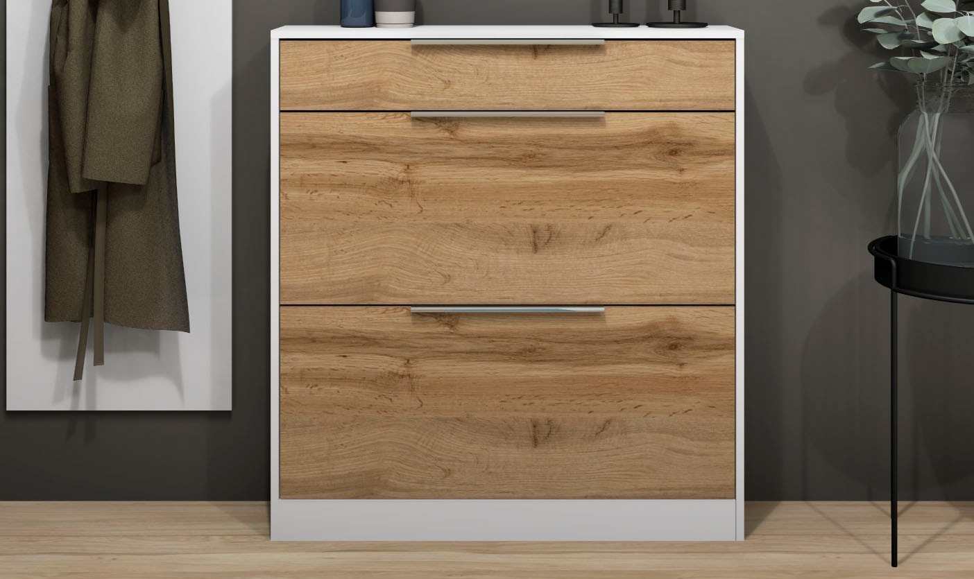 borchardt Möbel Schuhschrank »Oliva« Stehende Montage, Wandmontage & Glasböden unter Mehr aus der Serie