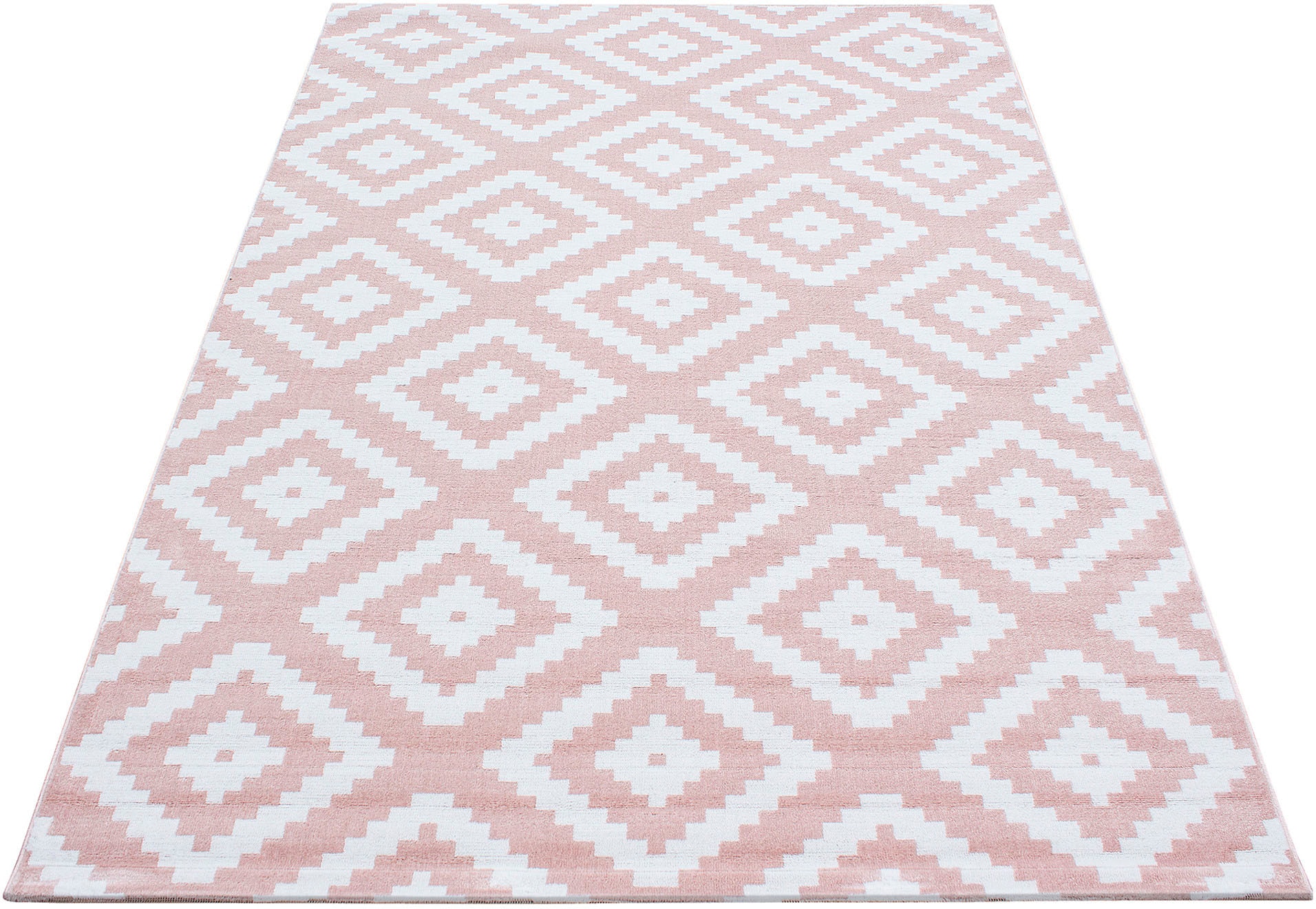 Ayyildiz Teppiche Teppich »Plus 8005«, rechteckig, 6 mm Höhe, Läufer, gemusterter Flachflor, robust, Webteppich, alle Räume