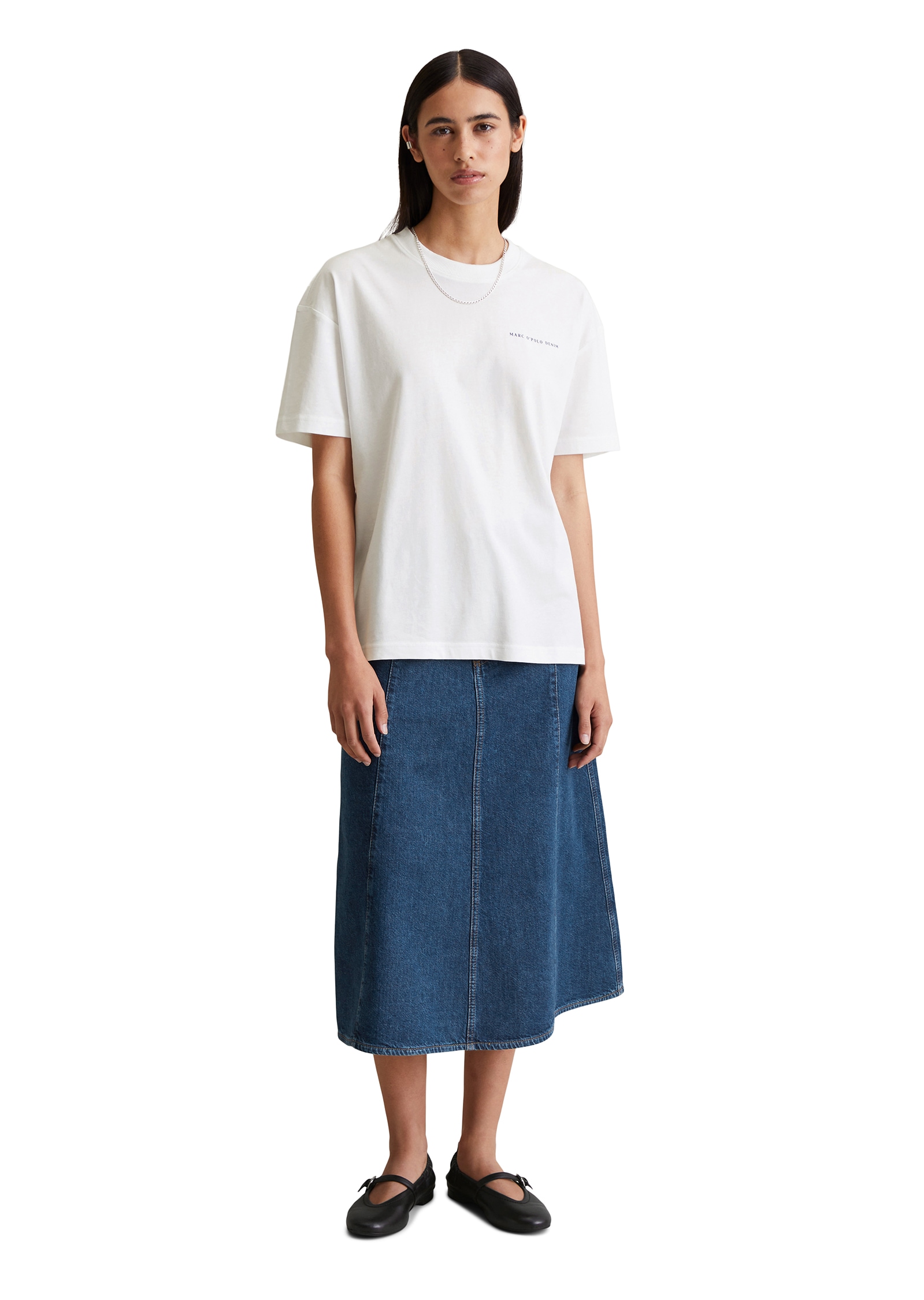 Marc O'Polo DENIM T-Shirt, Rückenprint, relaxed fit, basic