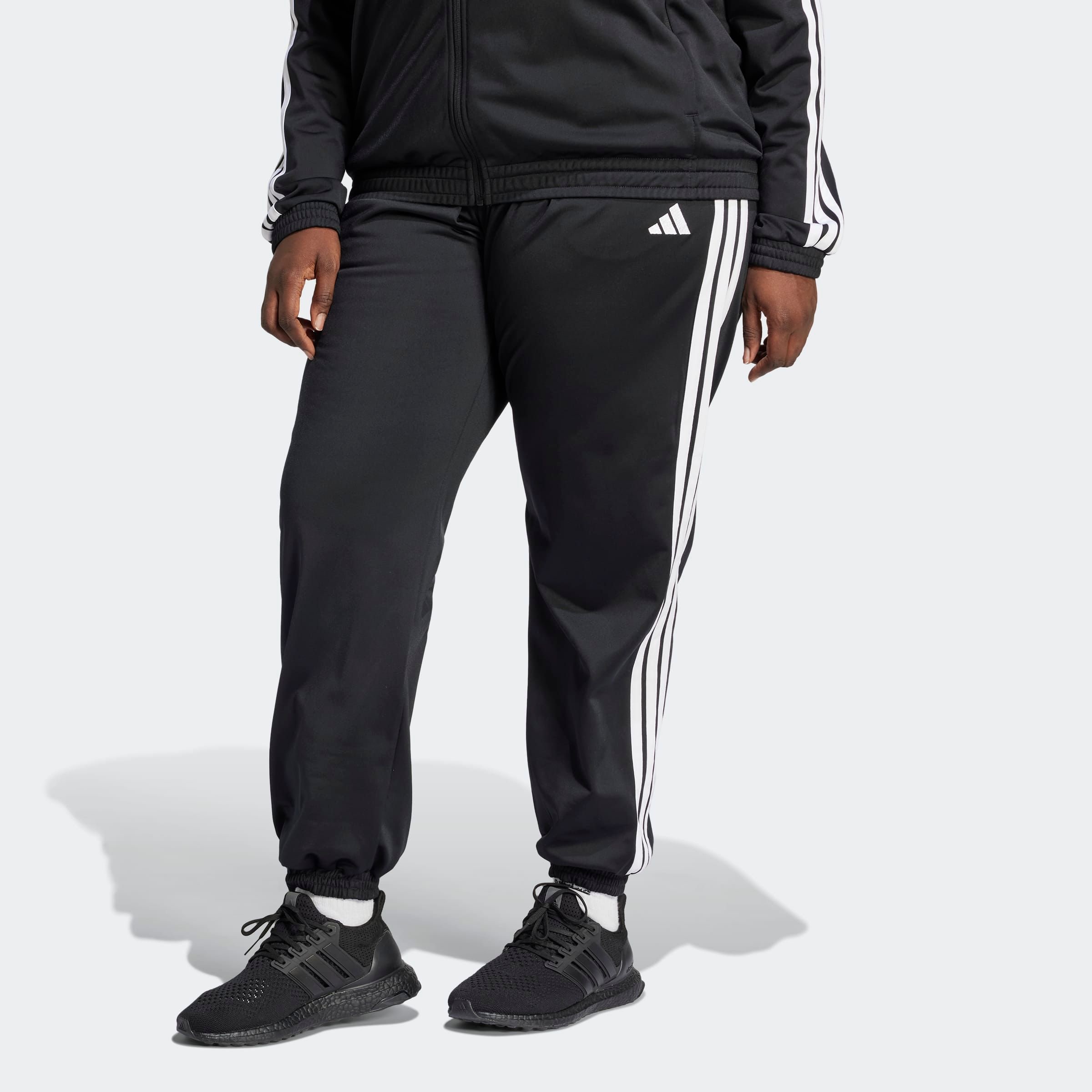 Image of adidas Sportswear Sporthose "W 3S TP TRIC" drei Streifen Trainingshose aus Trikotstoff, Trackpants