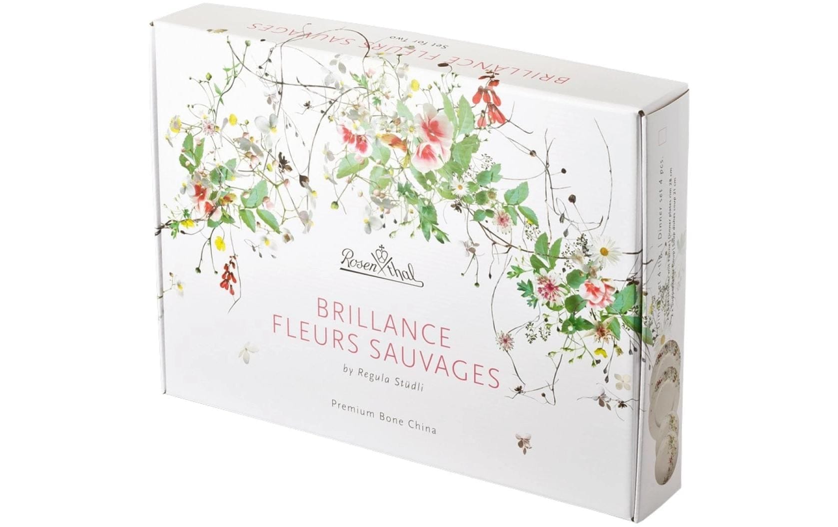 Rosenthal Geschirr-Set »Brillance Fleurs Sauvages 4-teilig« Speiseteller