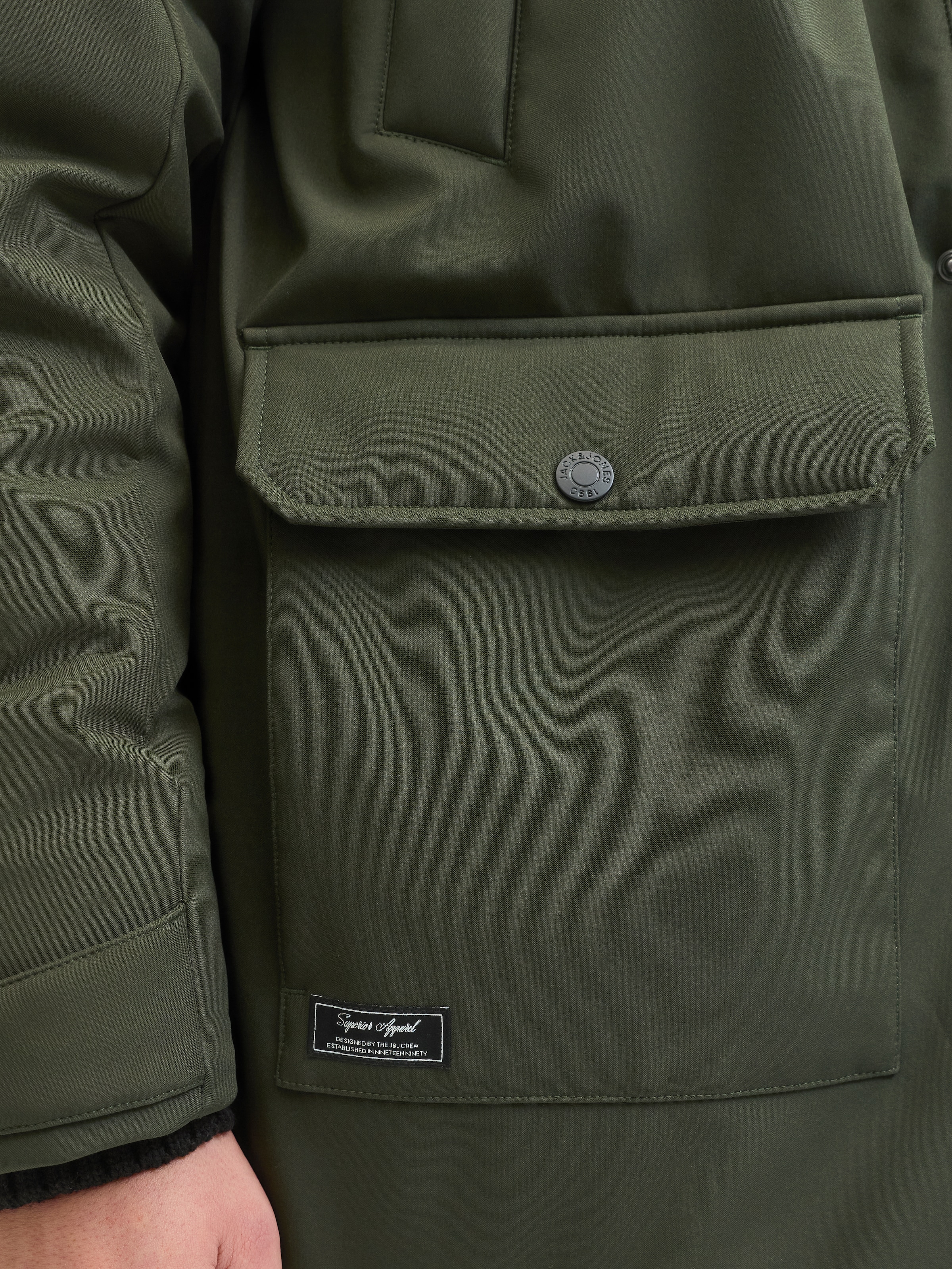 Jack & Jones Parka »JJFINN SOFTSHELL PARKA« mit Kapuze