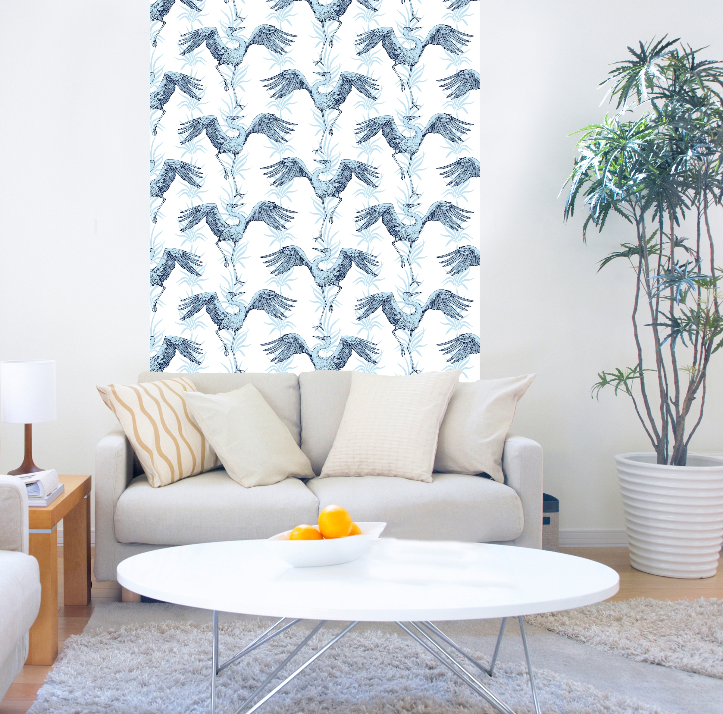 queence Papier peint vinyle »Iontoithoa« Motif | botanique | floral | imprimé | naturellement | à motifs 90x250cm, selbstklebend, kinderleichte Anbringung, , Sticker