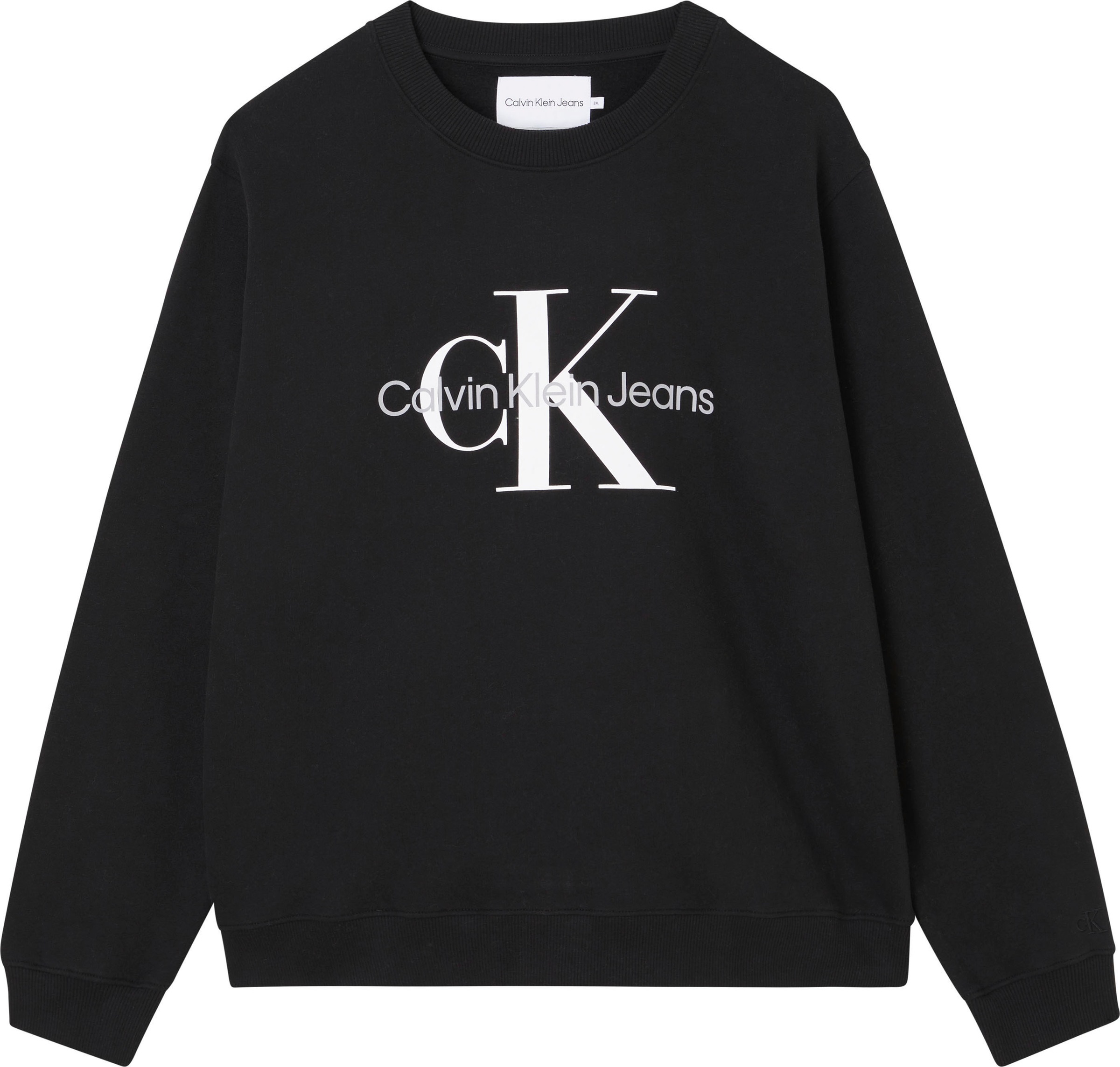Image of Calvin Klein Jeans Plus Sweatshirt »PLUS CORE MONOGRAM SWEATSHIRT«, mit grossem Calvin Klein Jeans Logo-Print bei Ackermann Versand Schweiz