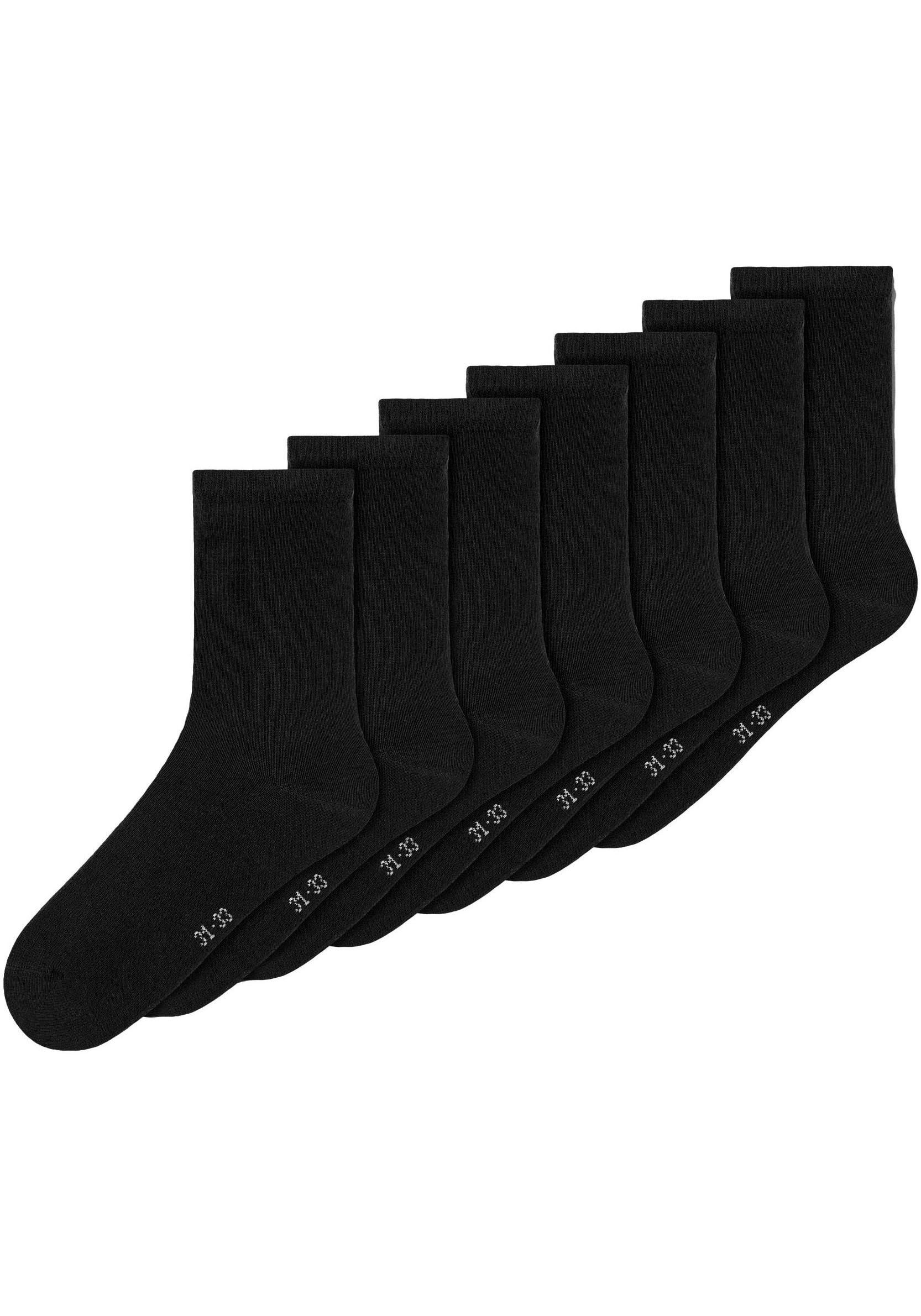 Image of Name It Socken "NKNSOCK 7P SOLID NOOS" Packung, 7 Stk. tlg.
