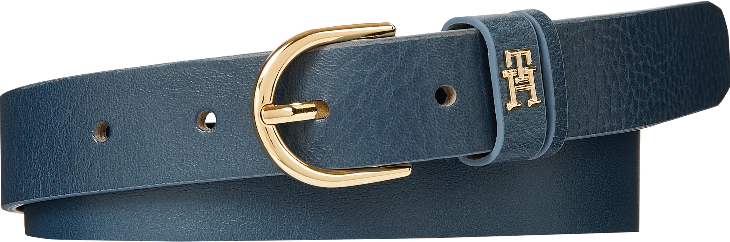 Tommy Hilfiger Ledergürtel »Essential Effortless 2.5 cm«, mit elegant abgerundeter Schnalle