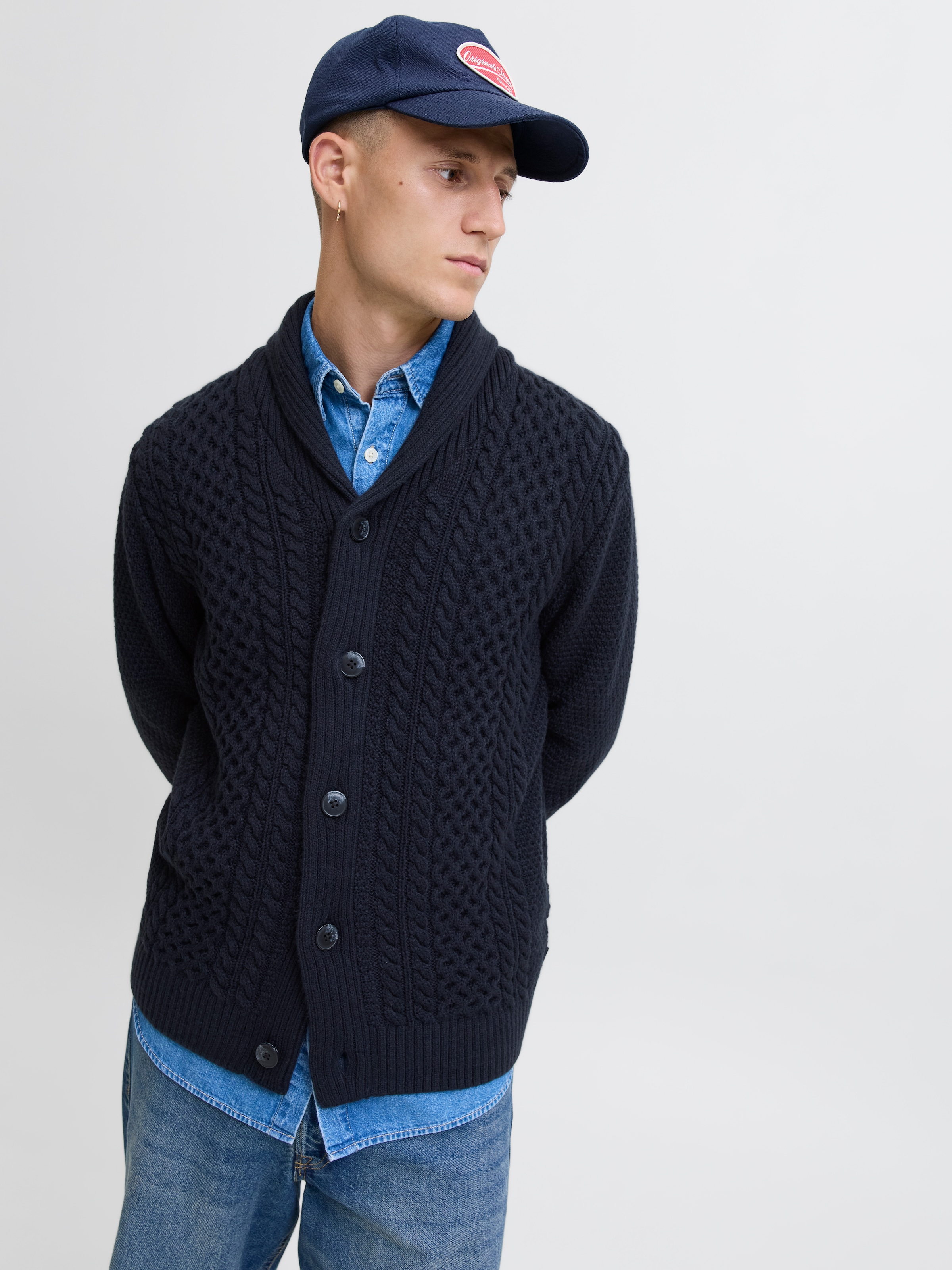 Jack & Jones Pull en tricot »JJPAUL KNIT SHAWL CARDIGAN«