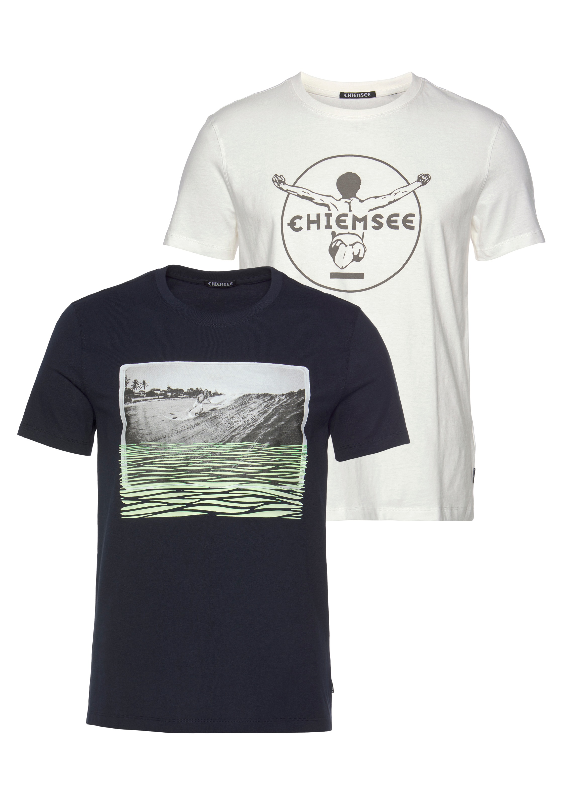 Image of Chiemsee T-Shirt, (2 tlg., 2er-Pack) bei Ackermann Versand Schweiz