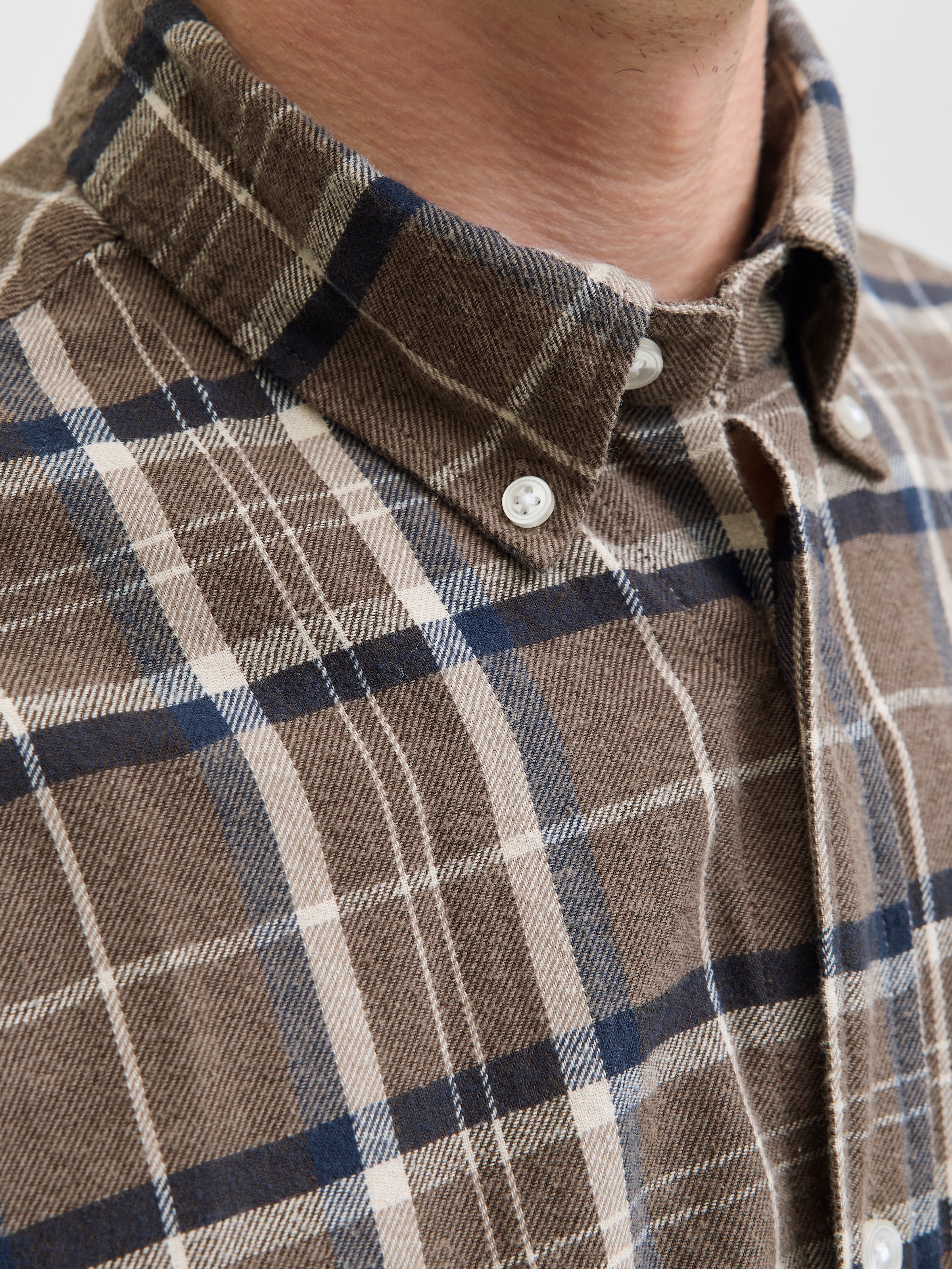 Jack & Jones Chemise à manches longues »JJECLASSIC FLANNEL CHECK SHIRT LS SN«