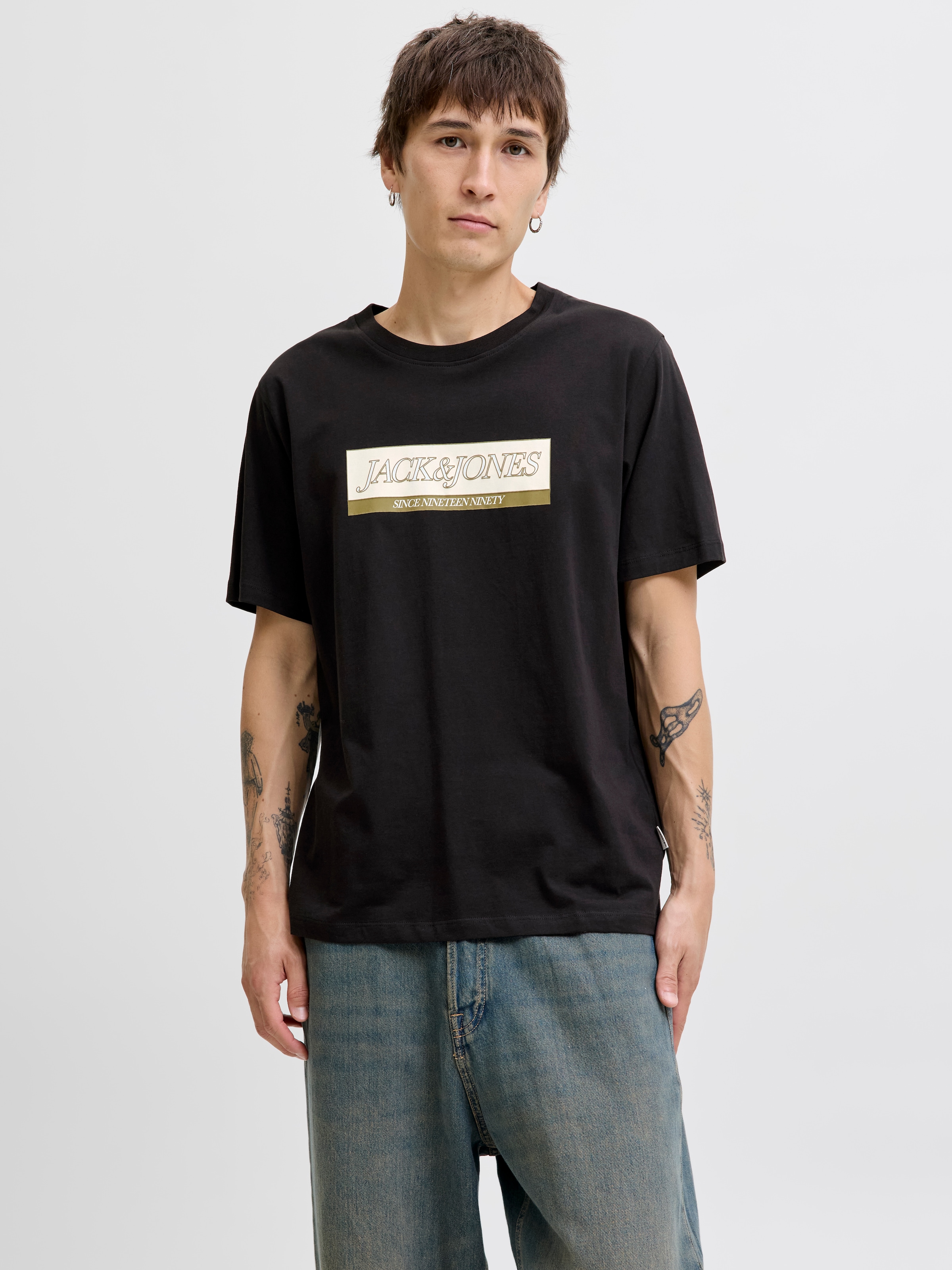 Image of Jack & Jones T-Shirt "JORINWOOD BLOCK BRANDING TEE SS CN"