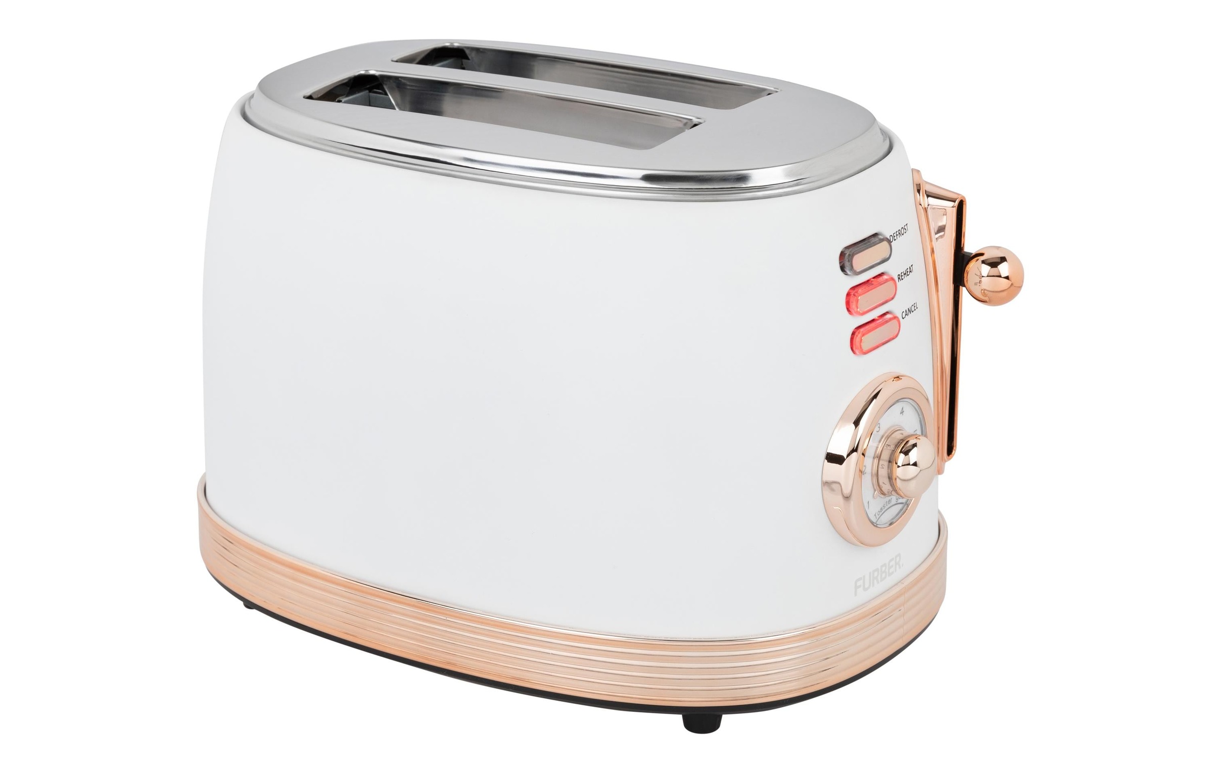 FURBER Toaster »Retro Toaster«, für 2 Scheiben, 850 W