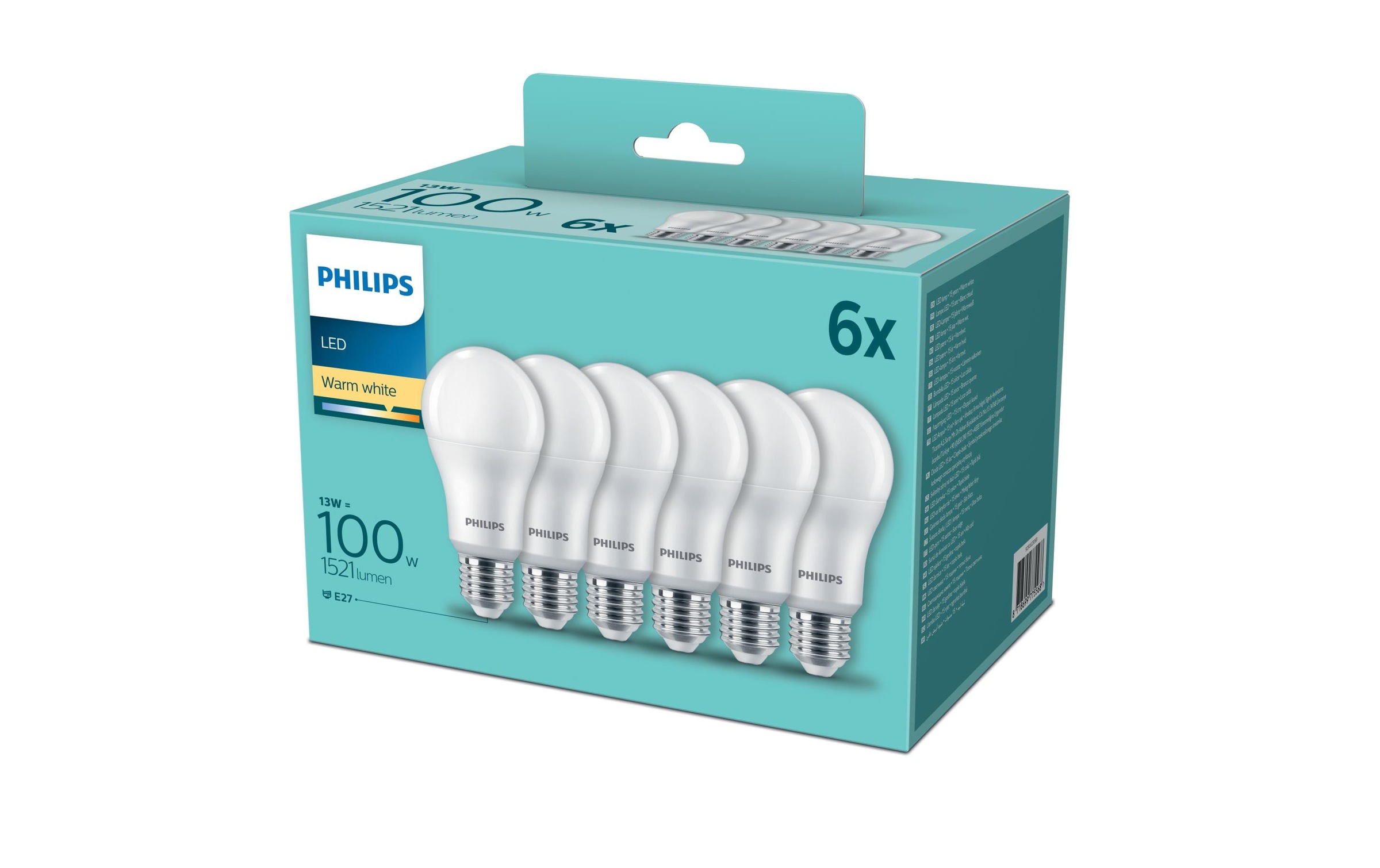 Philips LED-Leuchtmittel »Philips LED Lampe 13W«, E27, Warmweiss