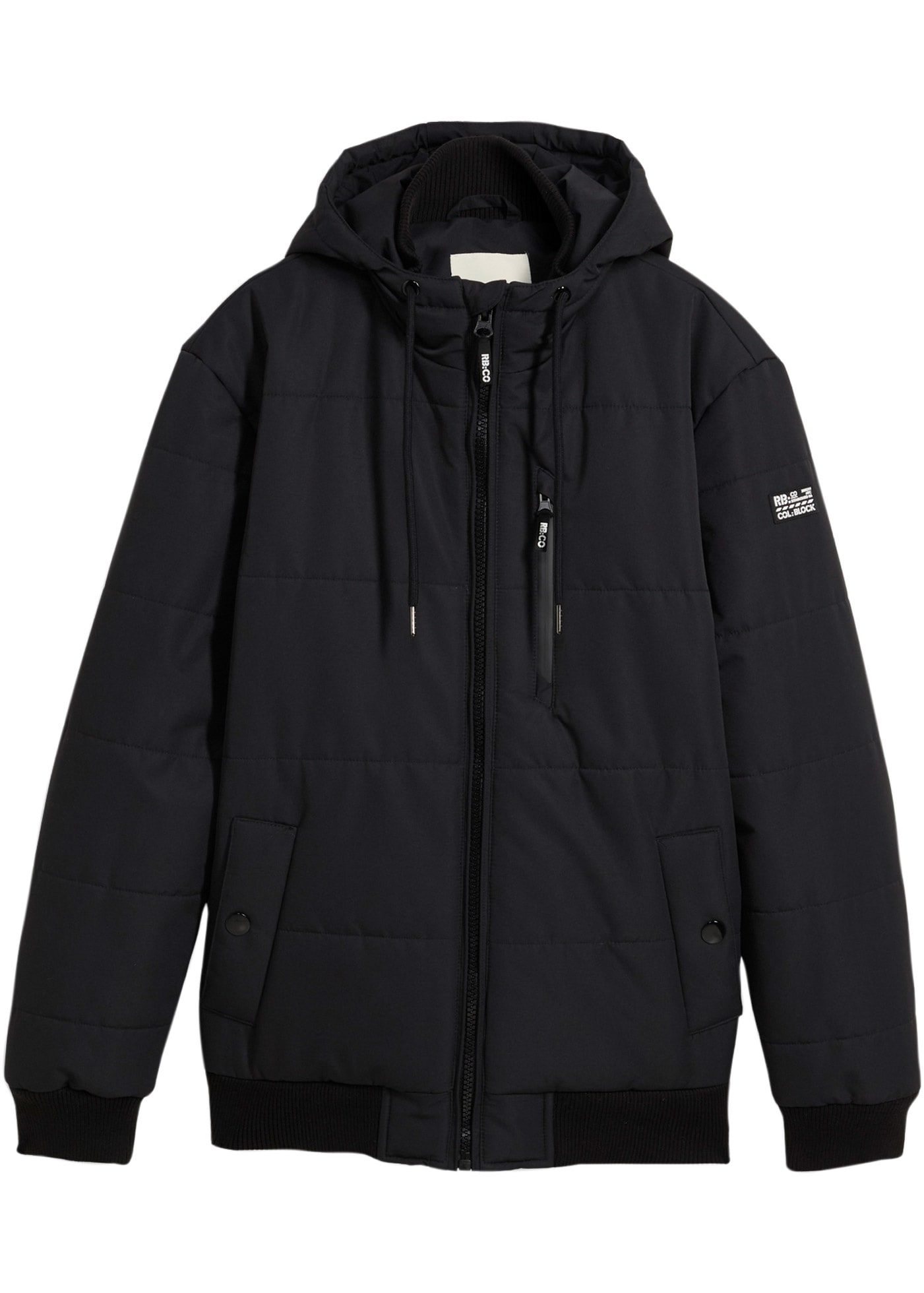 bonprix Veste matelassée »Winter-Steppjacke in Blousonform mit Kapuze« Winter-Steppjacke in Blousonform mit Kapuze