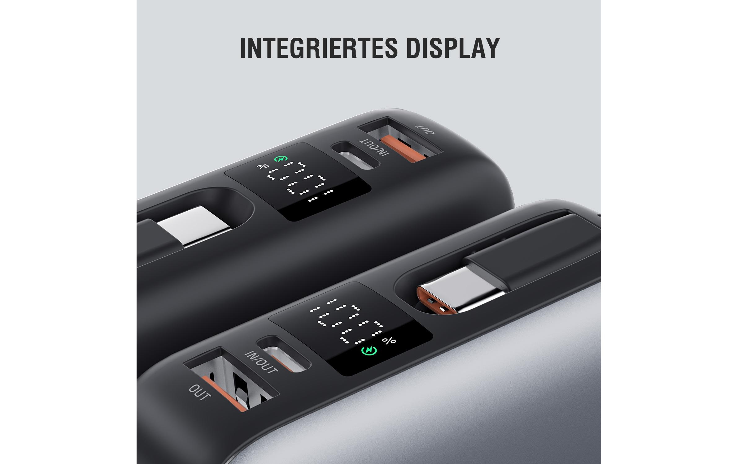 4smarts Powerbank »Enterprise Compact 20000 mAh, spacegrau«