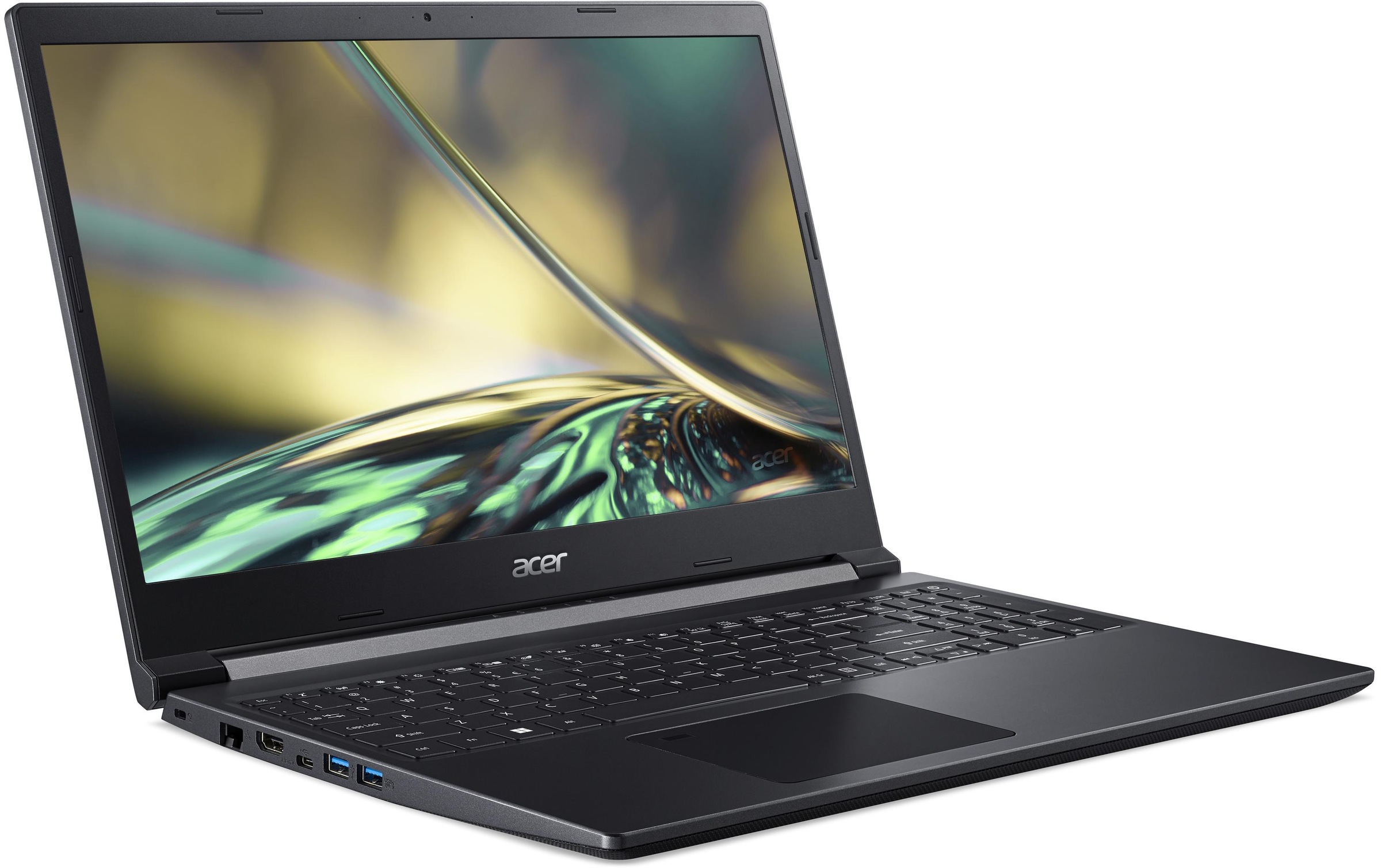 Acer Notebook »Acer Aspire 7 R7 5825U, W11H«, 39,46 cm, / 15,6 Zoll, AMD, Ryzen 7, GeForce RTX 3050, 1000 GB SSD