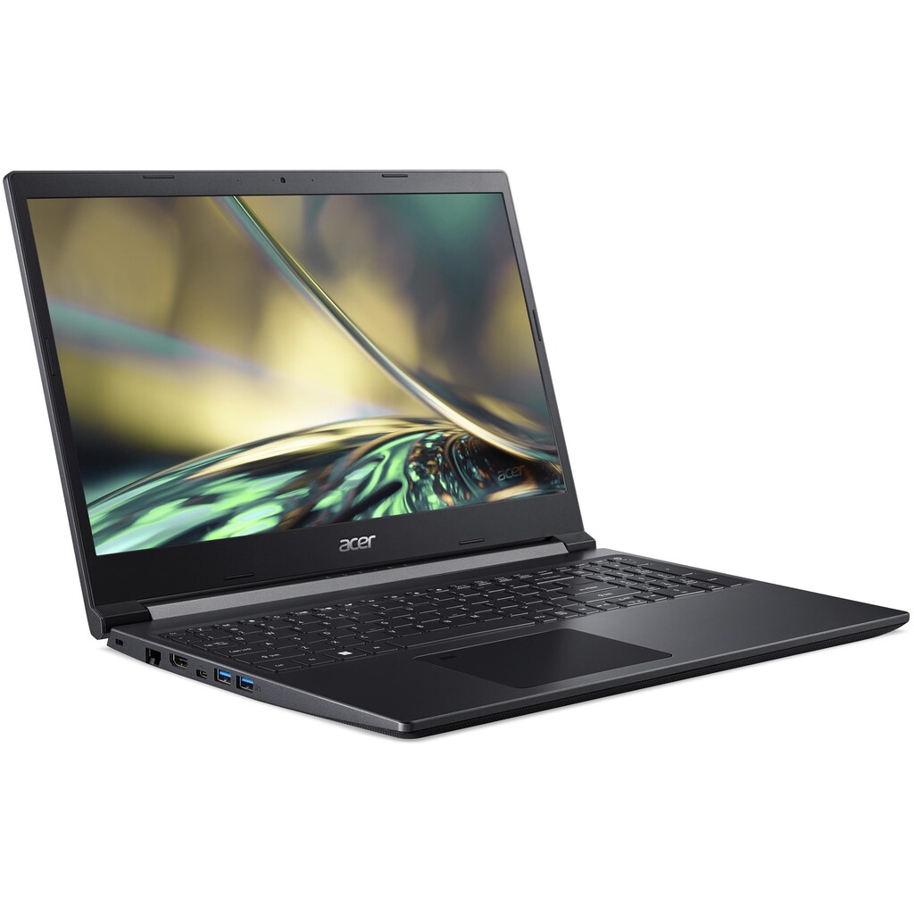 Acer Notebook »Acer Aspire 7 R7 5825U, W11H«, 39,46 cm, / 15,6 Zoll, AMD, Ryzen 7, GeForce RTX 3050, 1000 GB SSD