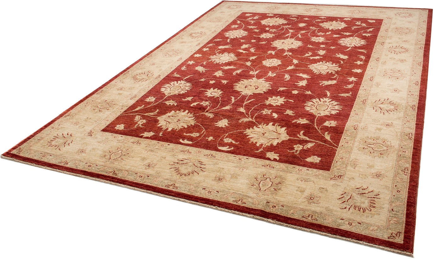 Image of morgenland Orientteppich »Ziegler - 285 x 207 cm - dunkelrot«, rechteckig, 6 mm Höhe, Wohnzimmer, Handgeknüpft, Einzelstück mit Zertifikat bei Ackermann Versand Schweiz