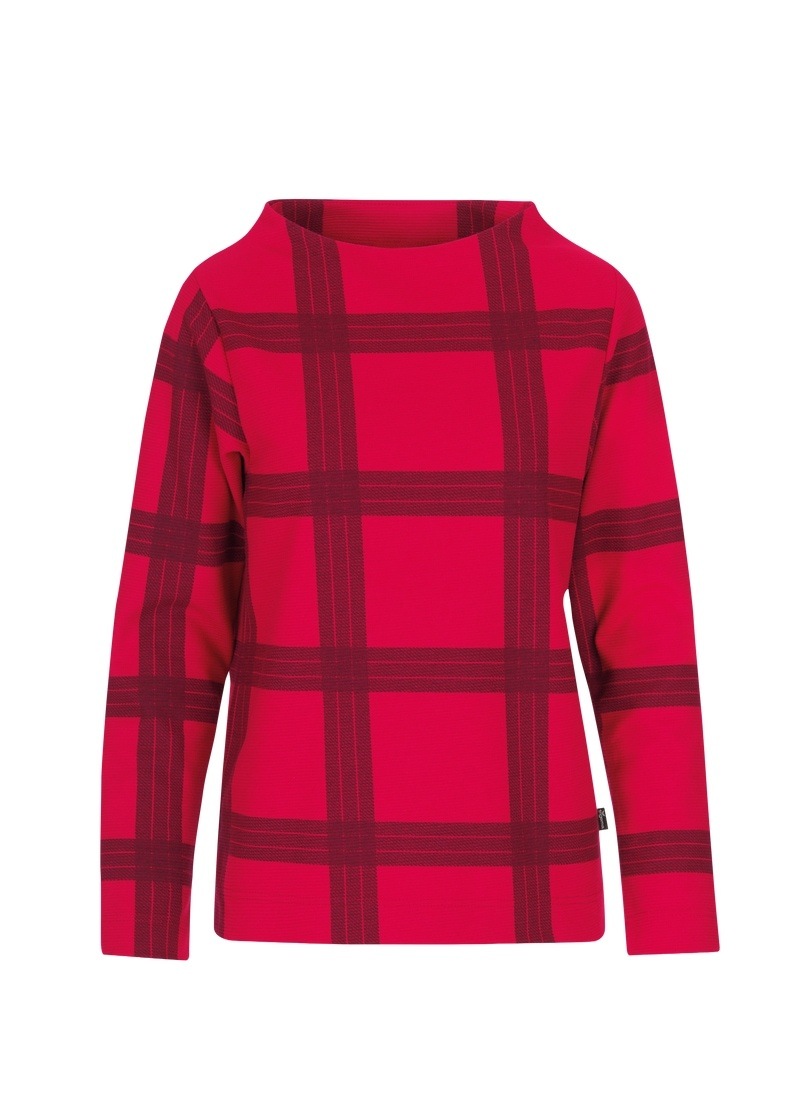 Image of Trigema Sweatshirt, mit Karo-Muster bei Ackermann Versand Schweiz