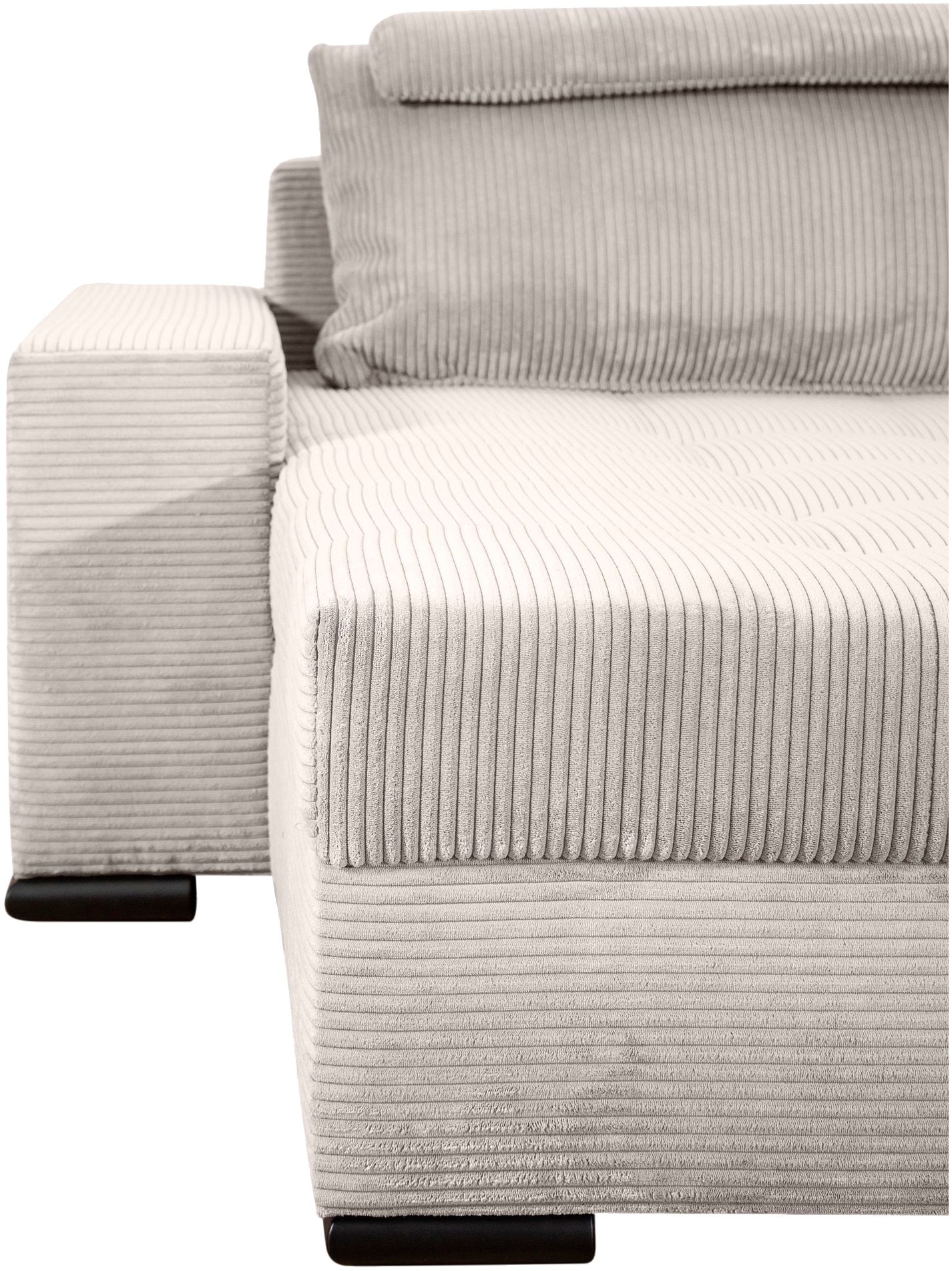 COLLECTION AB Wohnlandschaft »XXXL-Josy Relax U-Form Breite 352 cm, mit 2 gleich grossen Recamieren«, inkl. Bettfunktion, Bettkasten, mit 4 Rückenkissen in zwei Grössen