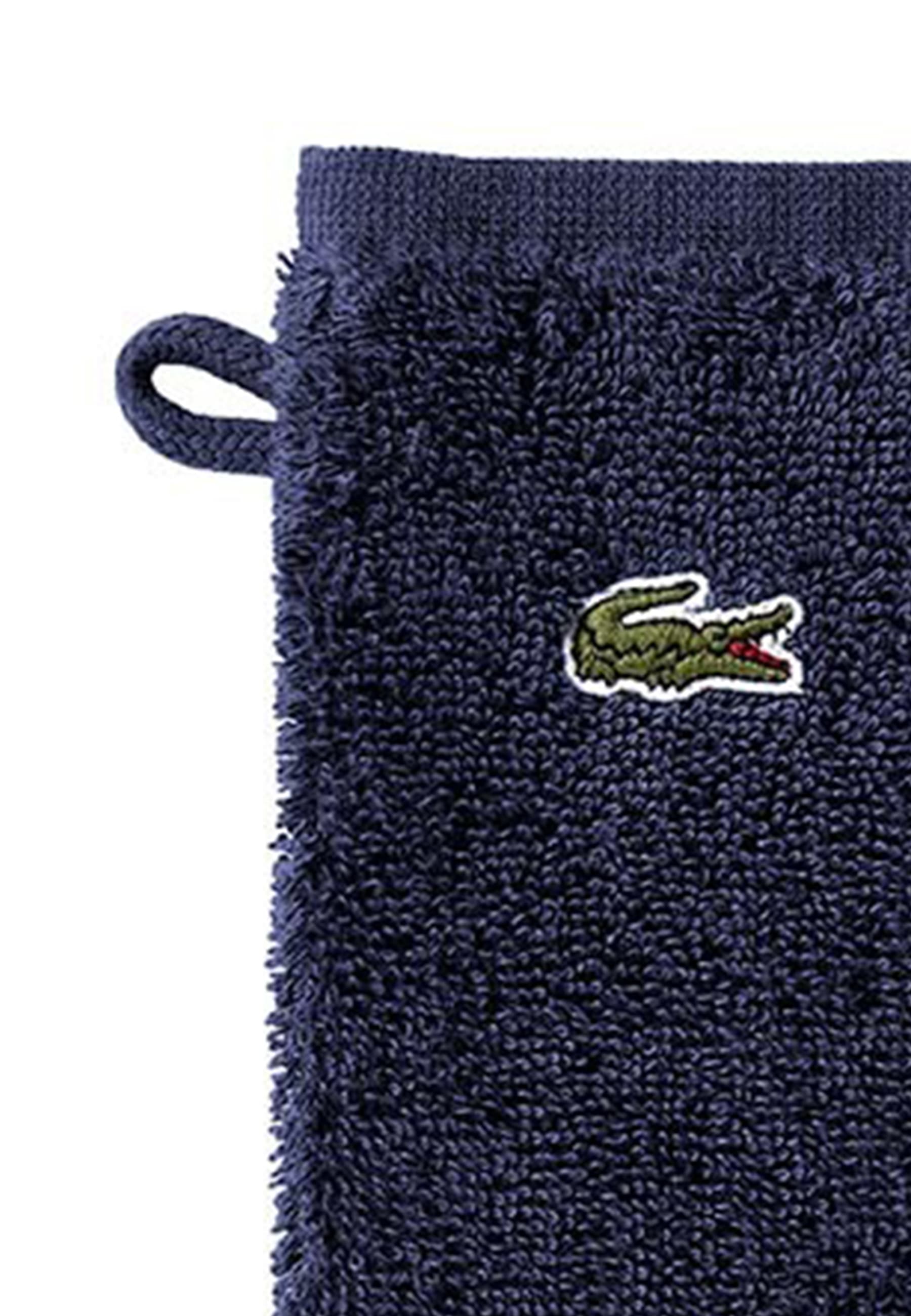 Lacoste Gant de toilette »LLECROCO« avec applications d'étiquettes