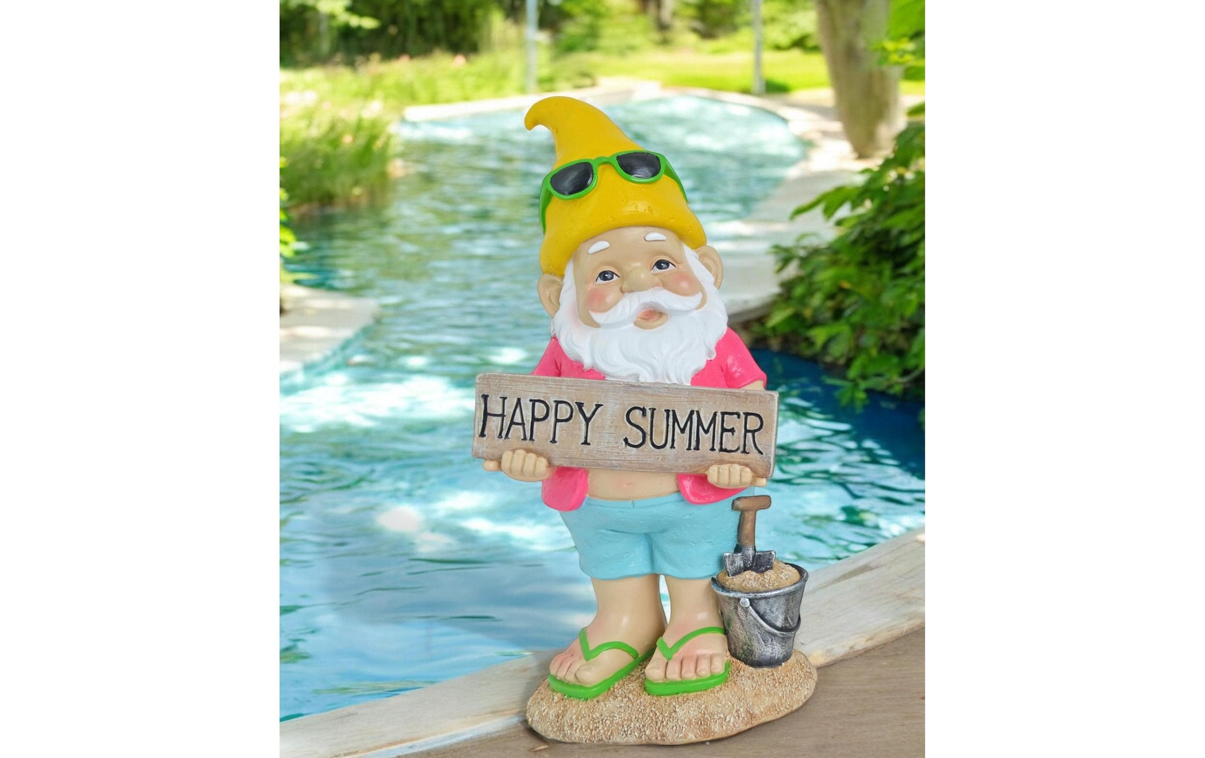 Dekofigur »Dameco Gartenzwerg Beach Summer«