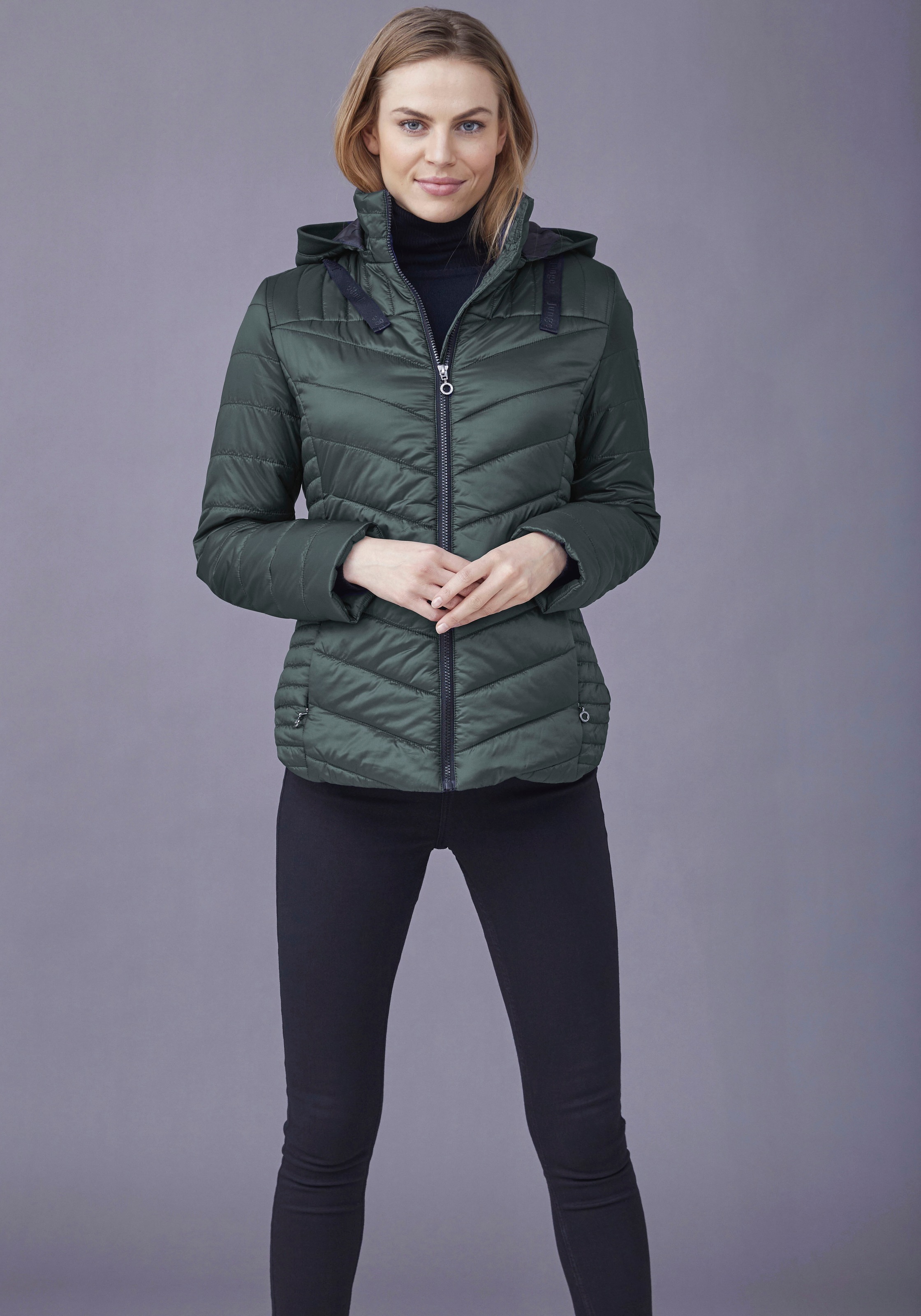 Image of Junge Danmark Steppjacke »Gurnoor«, mit abnehmbarer Kapuze mit Schleifendetails bei Ackermann Versand Schweiz