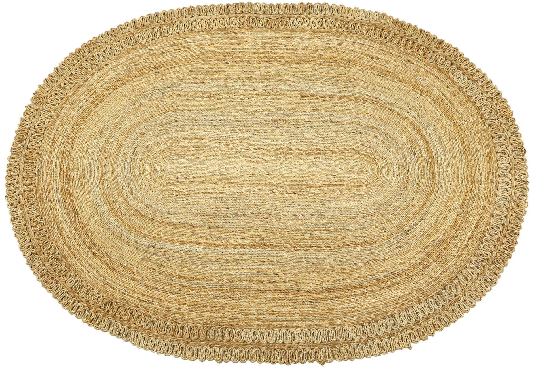 Image of carpetfine Sisalteppich "Juteteppich Luca" rechteckig 13 mm Höhe natürliches Pflanzenmaterial von Hand gewebt, Boho Style