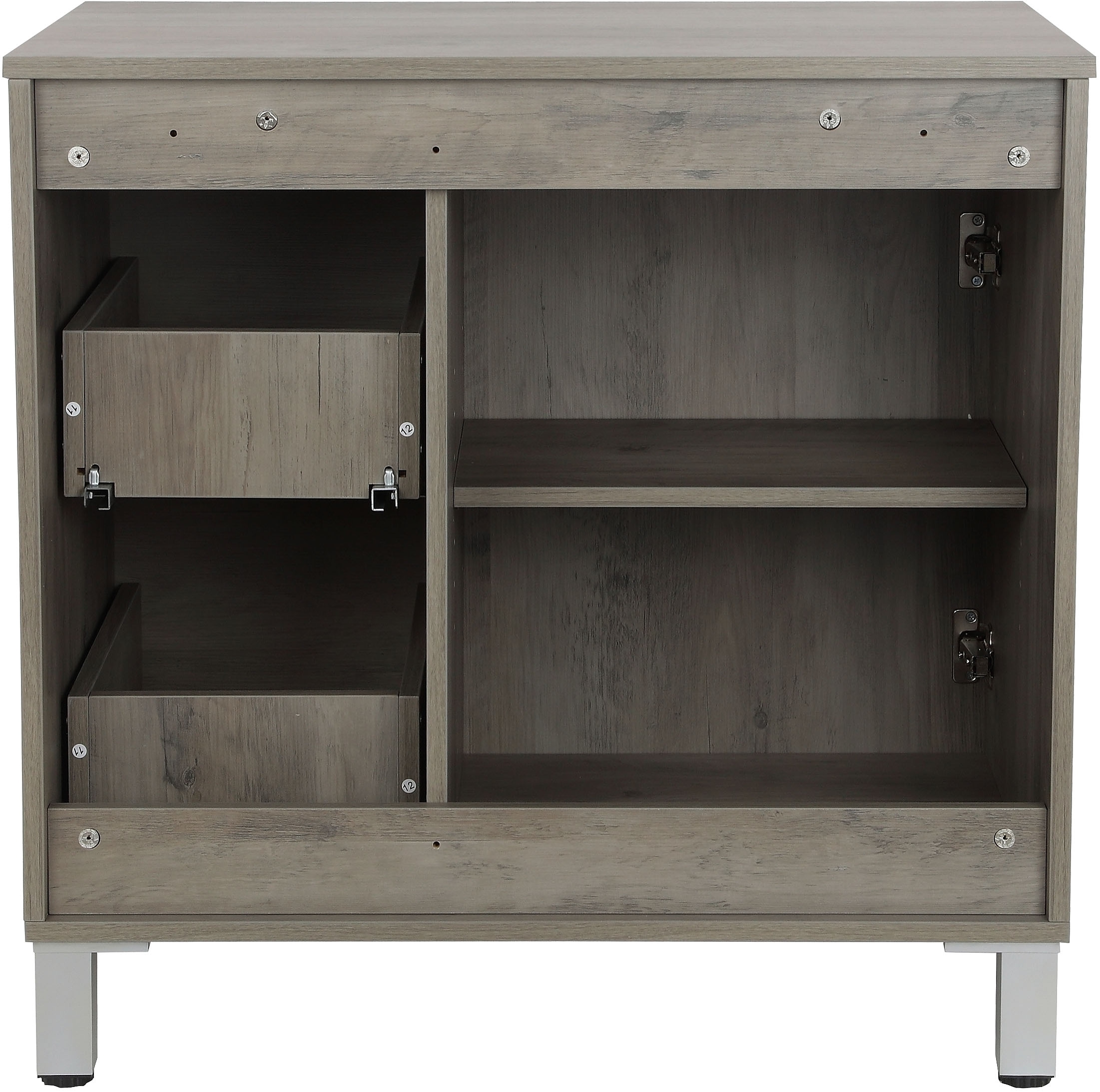 welltime Table de lavage »Florenz, Badezimmerschrank,Badschrank« Stauraum Waschtisch, 2 Schubladen und 1 Tür