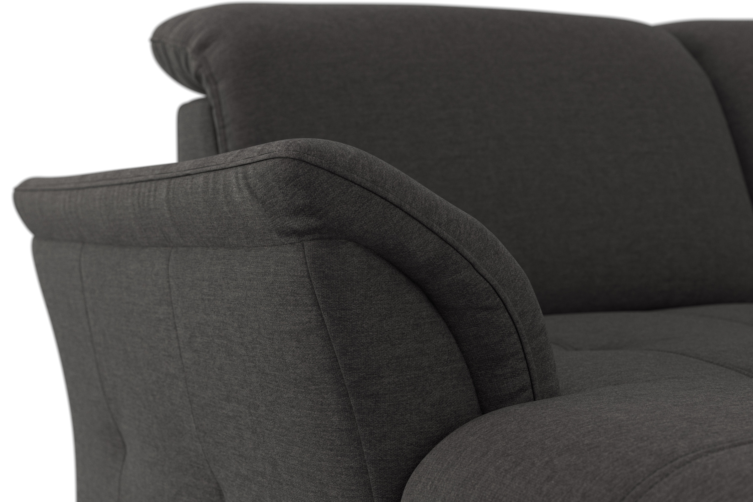 sit&more »Maggiore U-Form« wahlweise mit Kopfteilverstellung, Bettfunktion und Stauraum