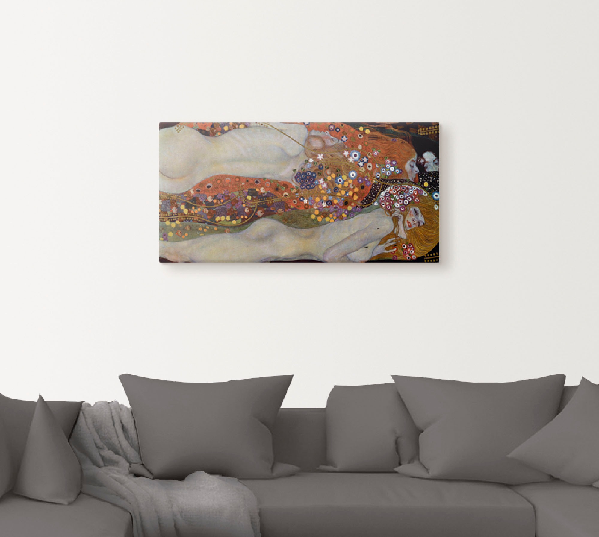 Artland Wandbild »Wasserschlangen II (Die Freundinnen)«, Frau, (1 St.), als Leinwandbild, Poster, Wandaufkleber in verschied. Grössen