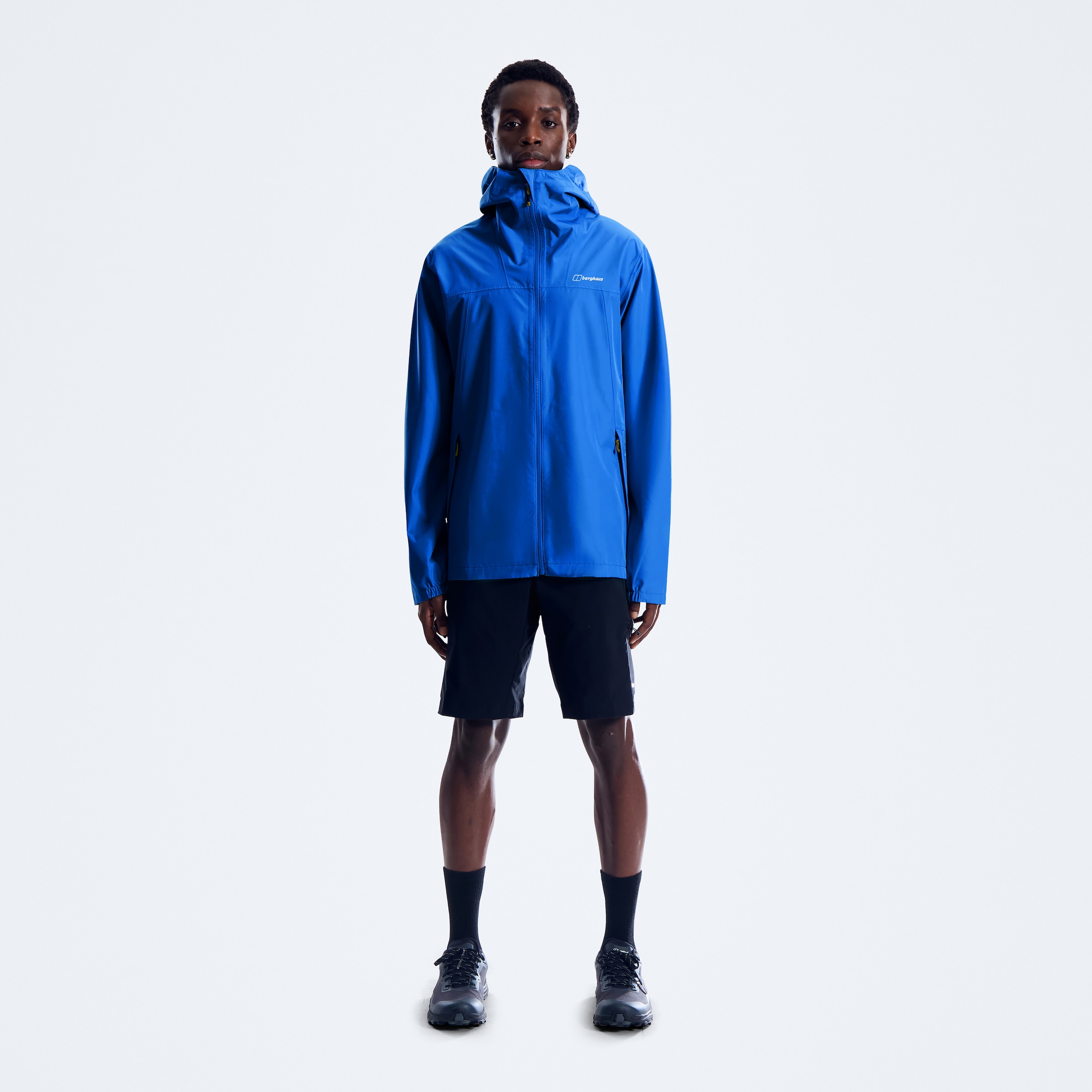 Berghaus »M DELUGE PRO 3.0 JKT« avec rabat coupe-vent, respirant, imperméable, en polyester