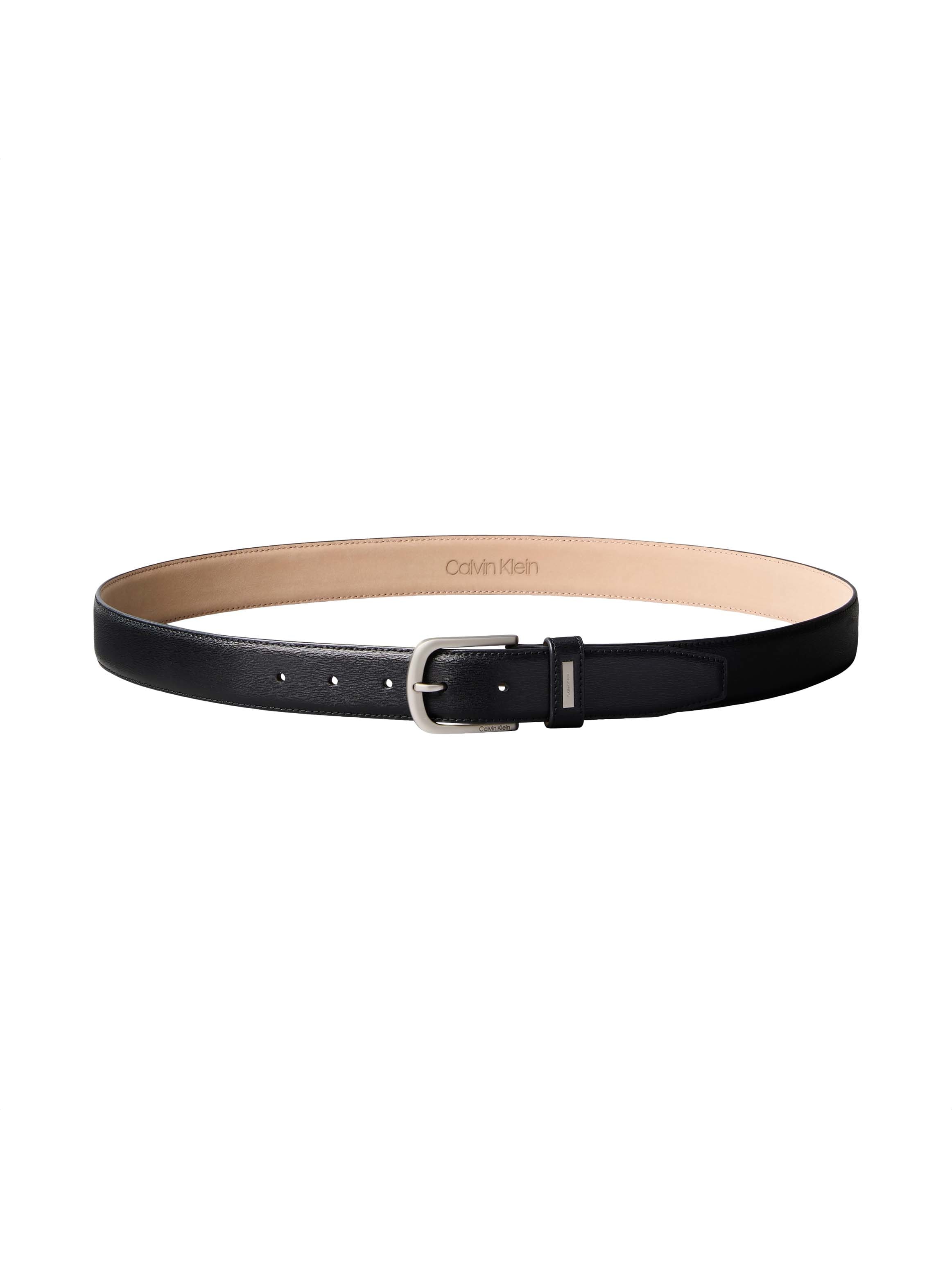 Calvin Klein Ceinture en cuir »CASUAL PIN BUCKLE 32MM FIXED« Grössenverstellbar mit Metallschliesse