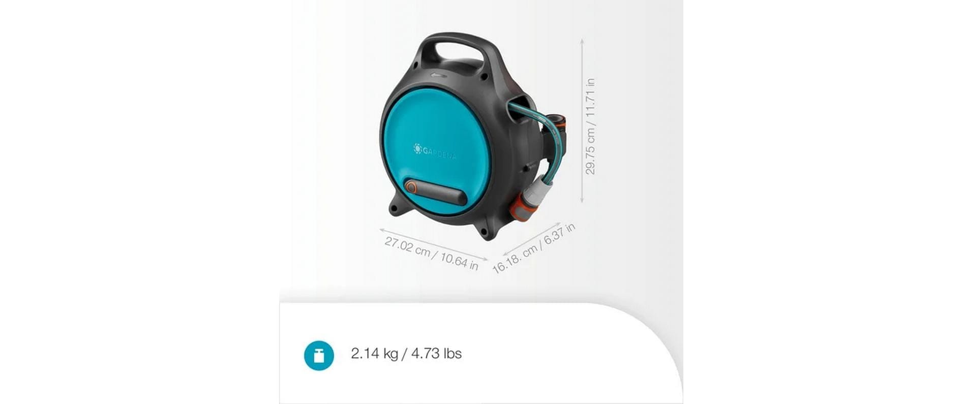 GARDENA Schlauchbox »Move, 10m Schlauch« Schlauchaufbewahrung