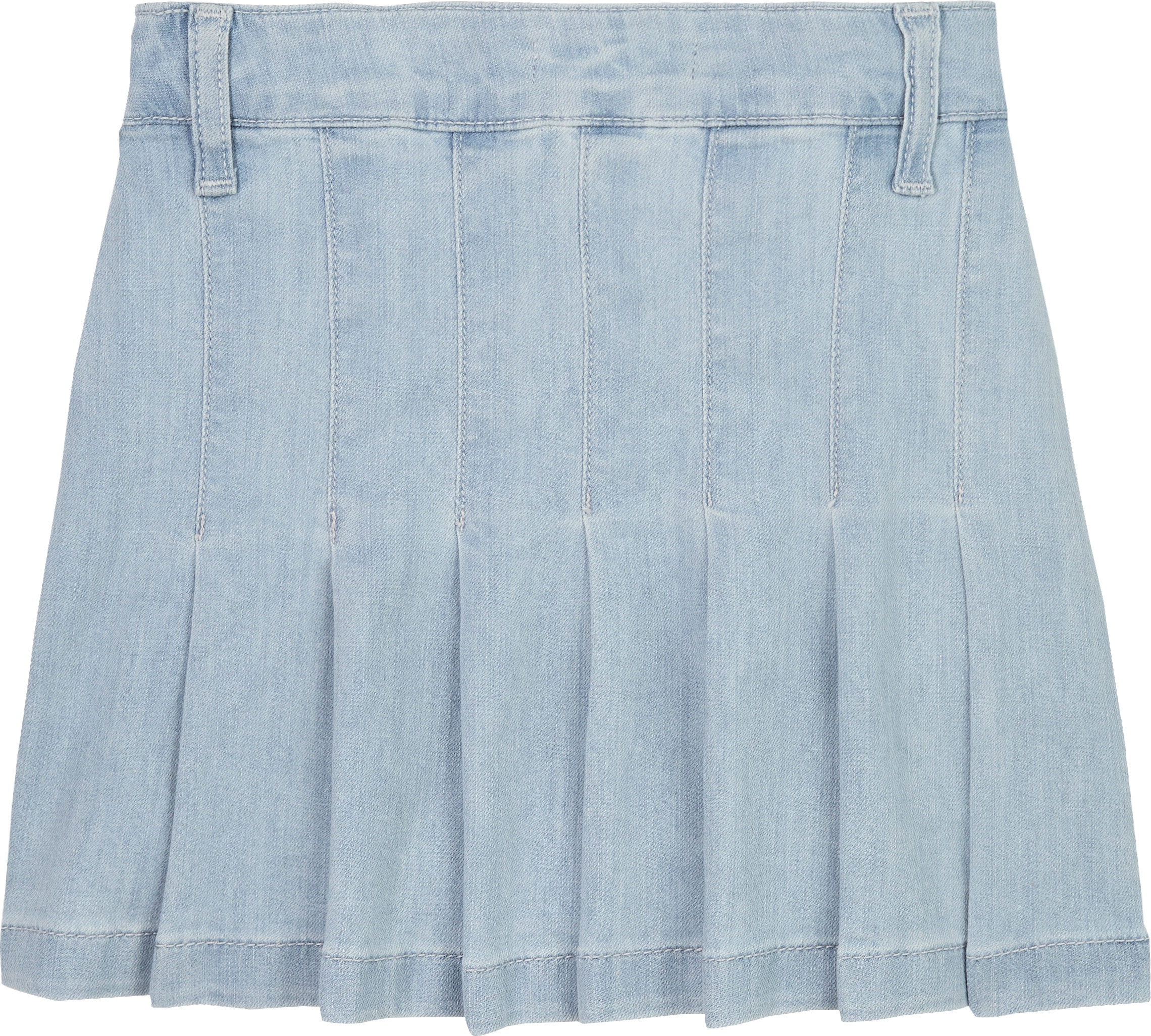 Tommy Hilfiger Jeansrock »DENIM PLEATED SKIRT«, für Kinder bis 16 Jahre, mit Falten