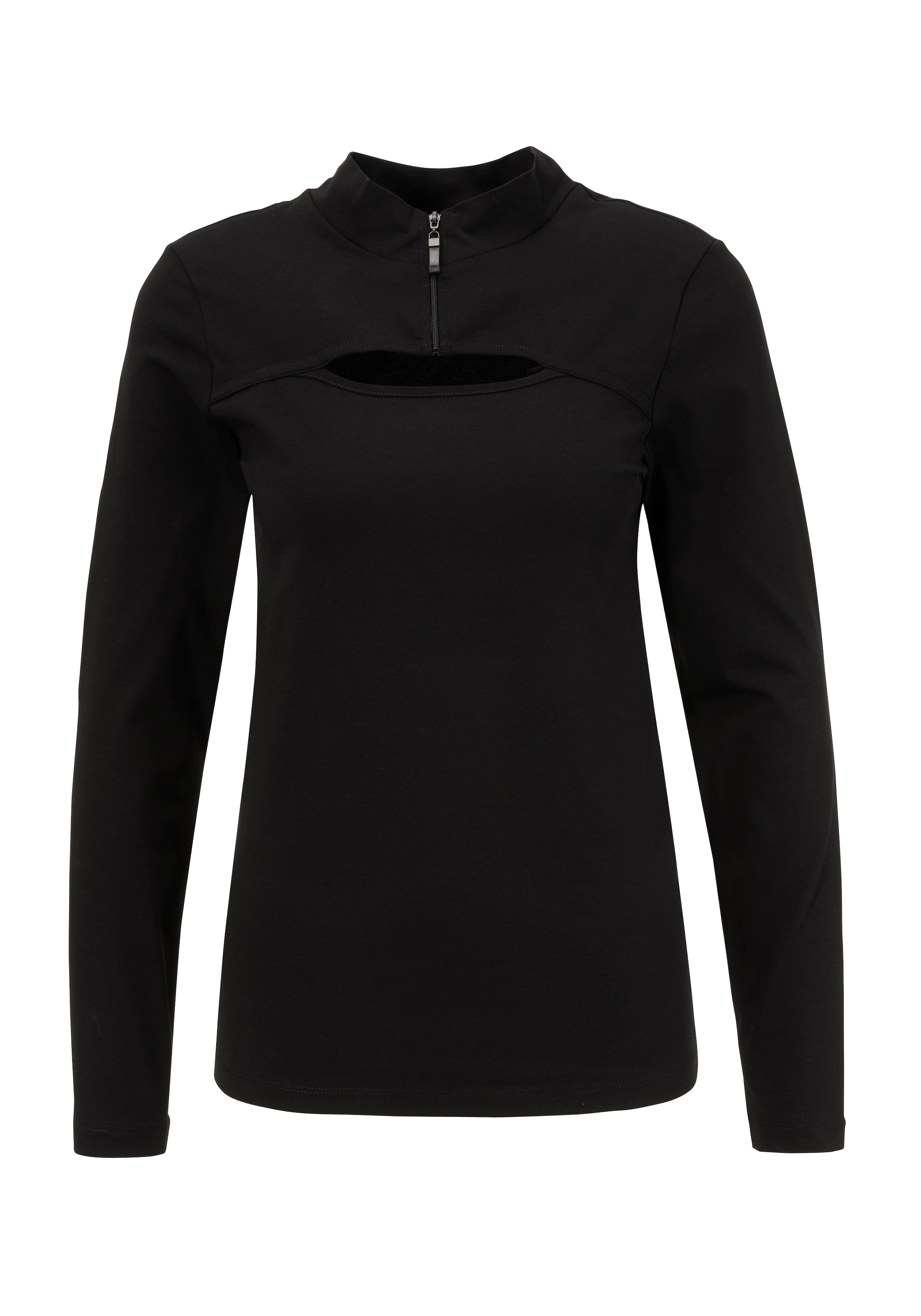 Aniston CASUAL Langarmshirt, mit raffiniertem Cut-out