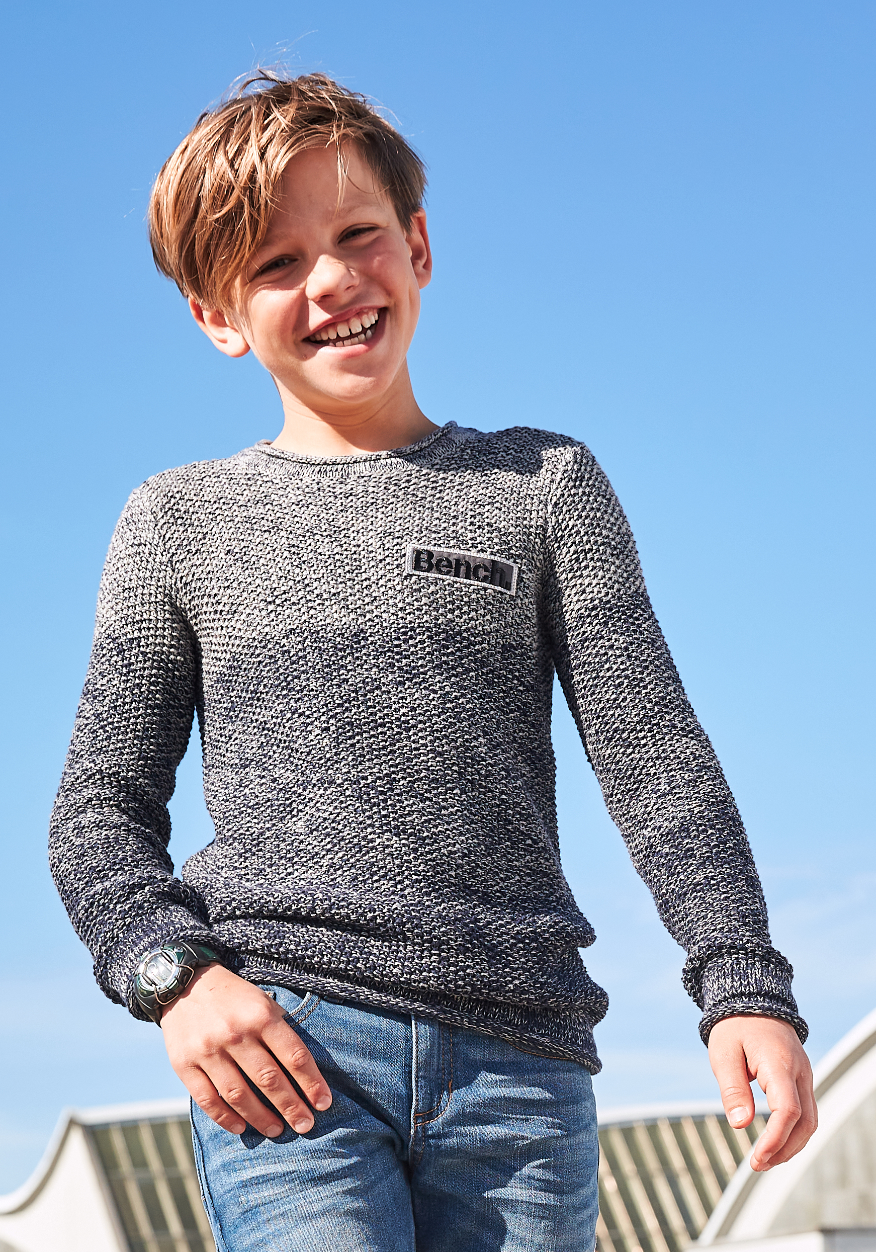 Strickpullover »im Farbverlauf«, im Farbverlauf