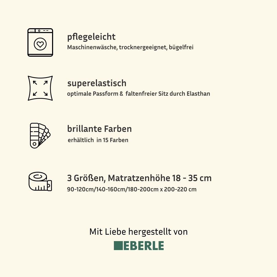 bellana Draps de lit »Jersey-Lyocell« temperaturausgleichend und faltenfrei