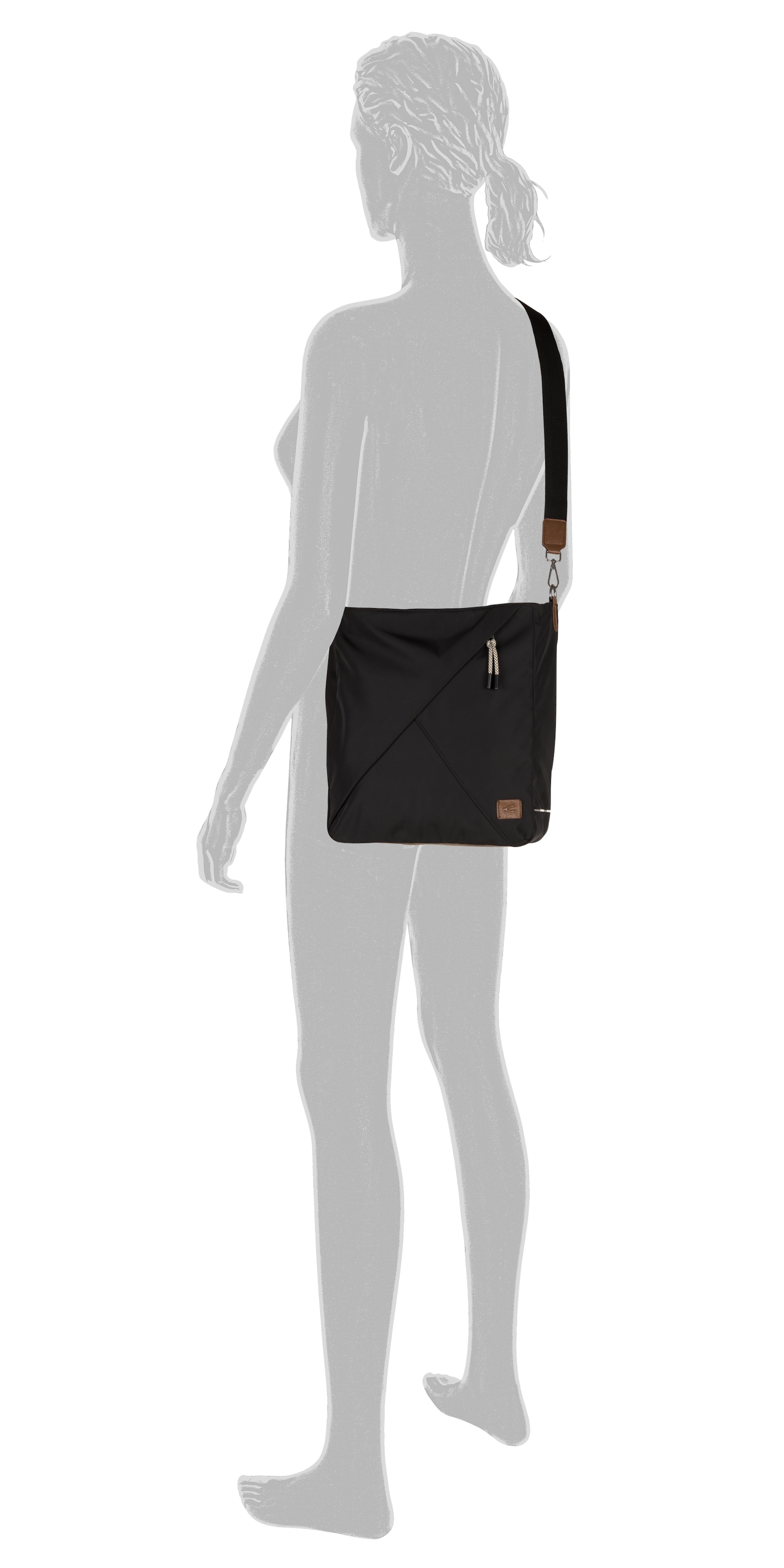 camel active Shopper »Aurum« aus recyceltem Polyester in Nylonstruktur, leicht & mit feinen Details