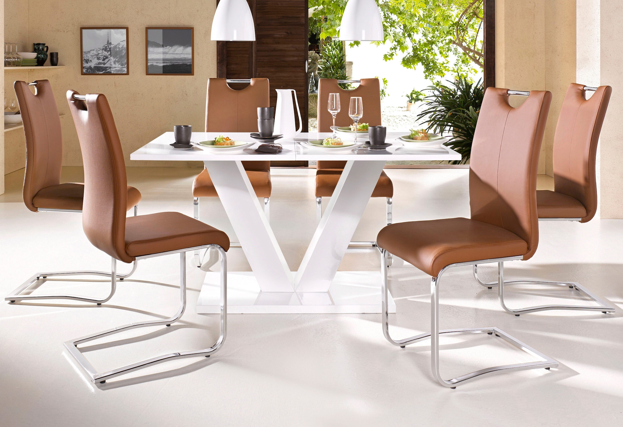 INOSIGN Esstisch »ausziehbar Andy, TOPSELLER!« Tisch, Esstisch, OTTOs Choice,  mit Auszugsfunktion,  2 Breiten (140-180 cm oder 180-220 cm)