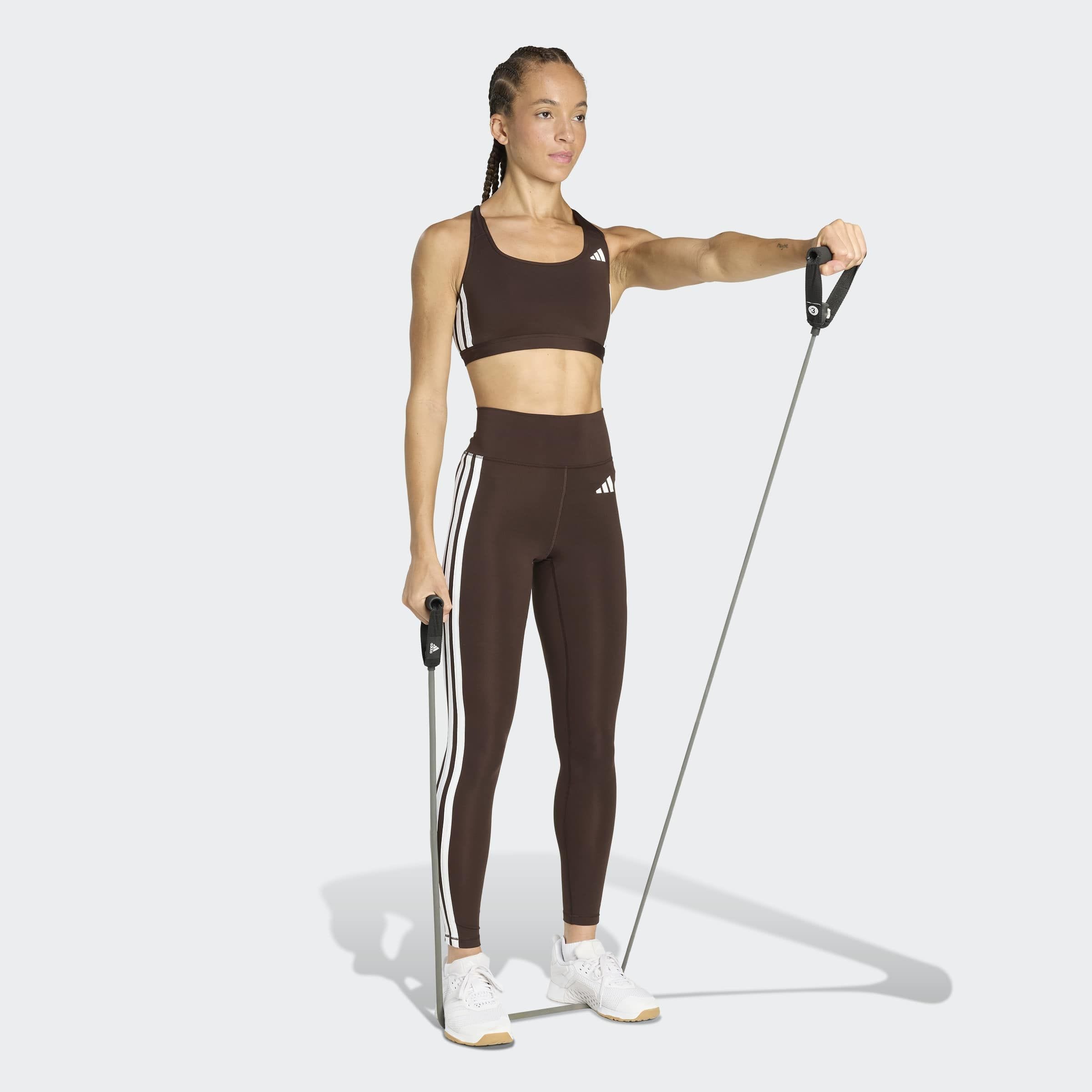 adidas Performance Trainingstights »OPTIME ESSENTIALS 3-STREIFEN 7/8-LEGGINGS«  für Erwachsene, mit climacool® Technologie, aus Polyester
