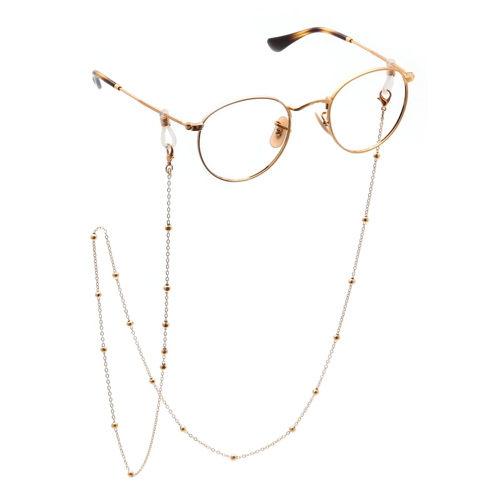 Firetti Brillenkette »mit kleinen Kugelelementen, goldfarben«, (1 St.)