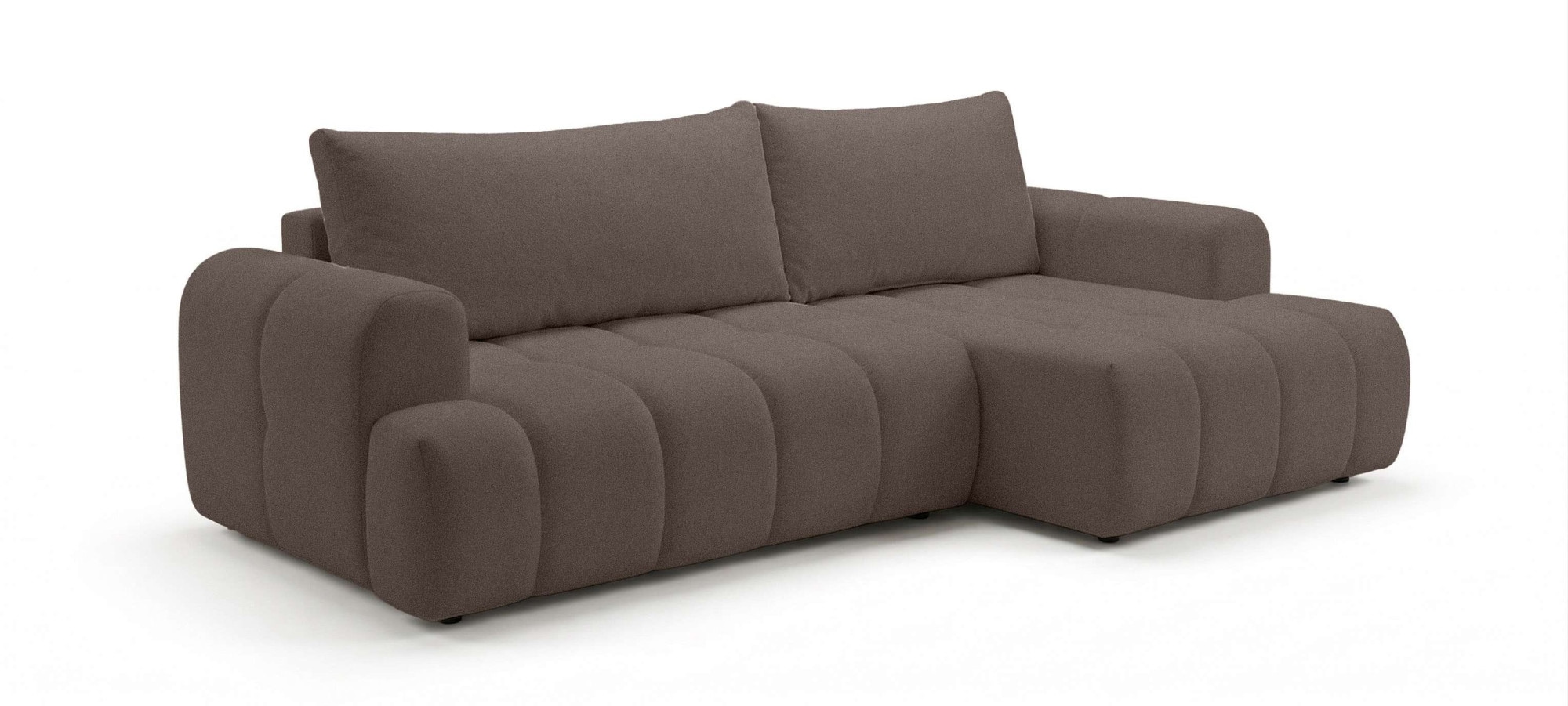 GOODproduct Ecksofa »LIOORA Schlafsofa mit Bettkasten, Breite 265 cm, Verlässliche Qualität« L-Form mit Bettfunktion und Bettkasten, Recamiere rechts/links