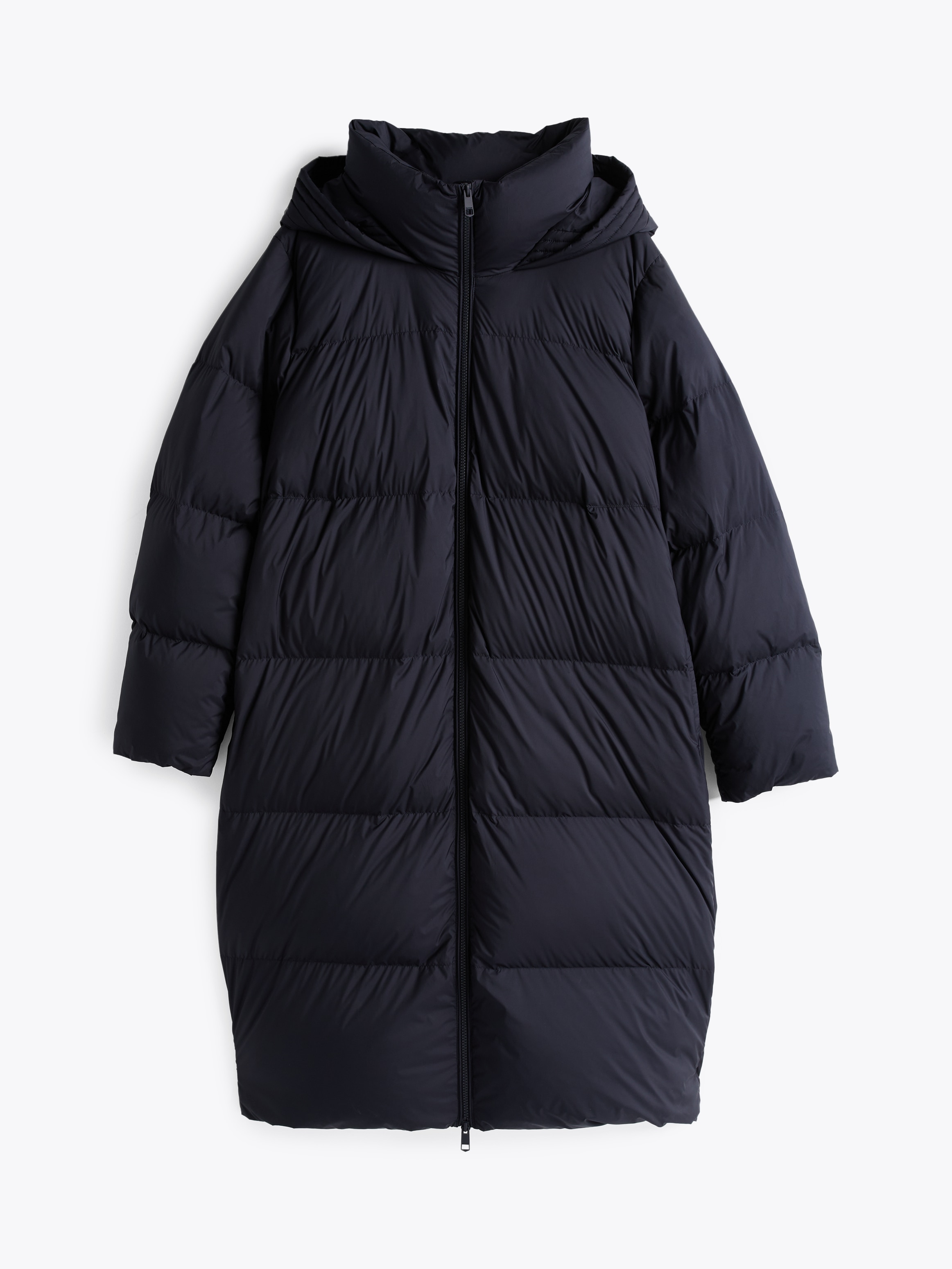 Tommy Hilfiger Curve Steppmantel »CRV CASUAL HW DOWN HOOD COAT«, in Grossen Grössen, leichte Wattierung, mit Kapuze, 2-Weg-Verschluss