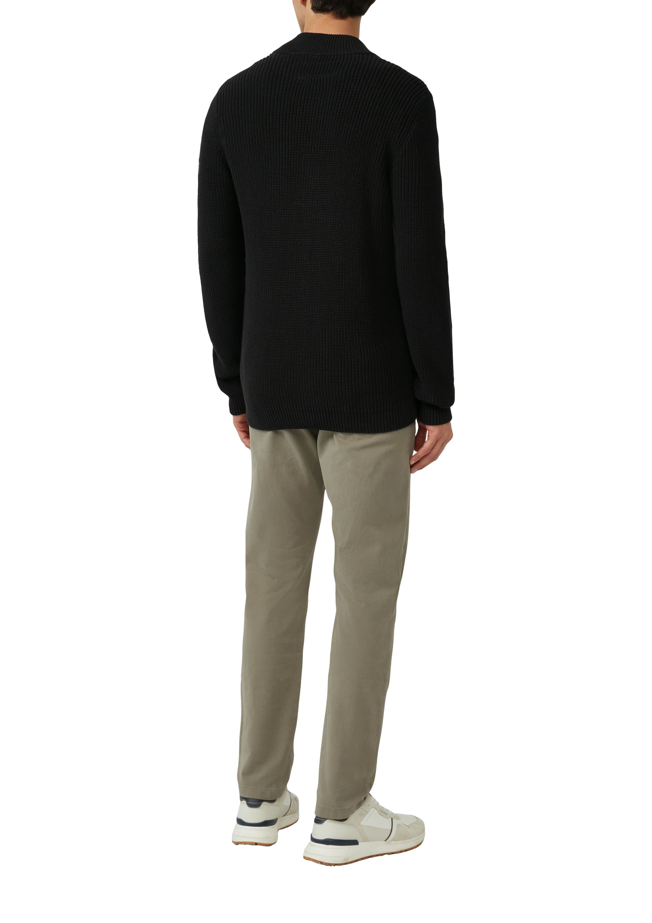 s.Oliver Veste en tricot mit Stehkragen und Reissverschluss