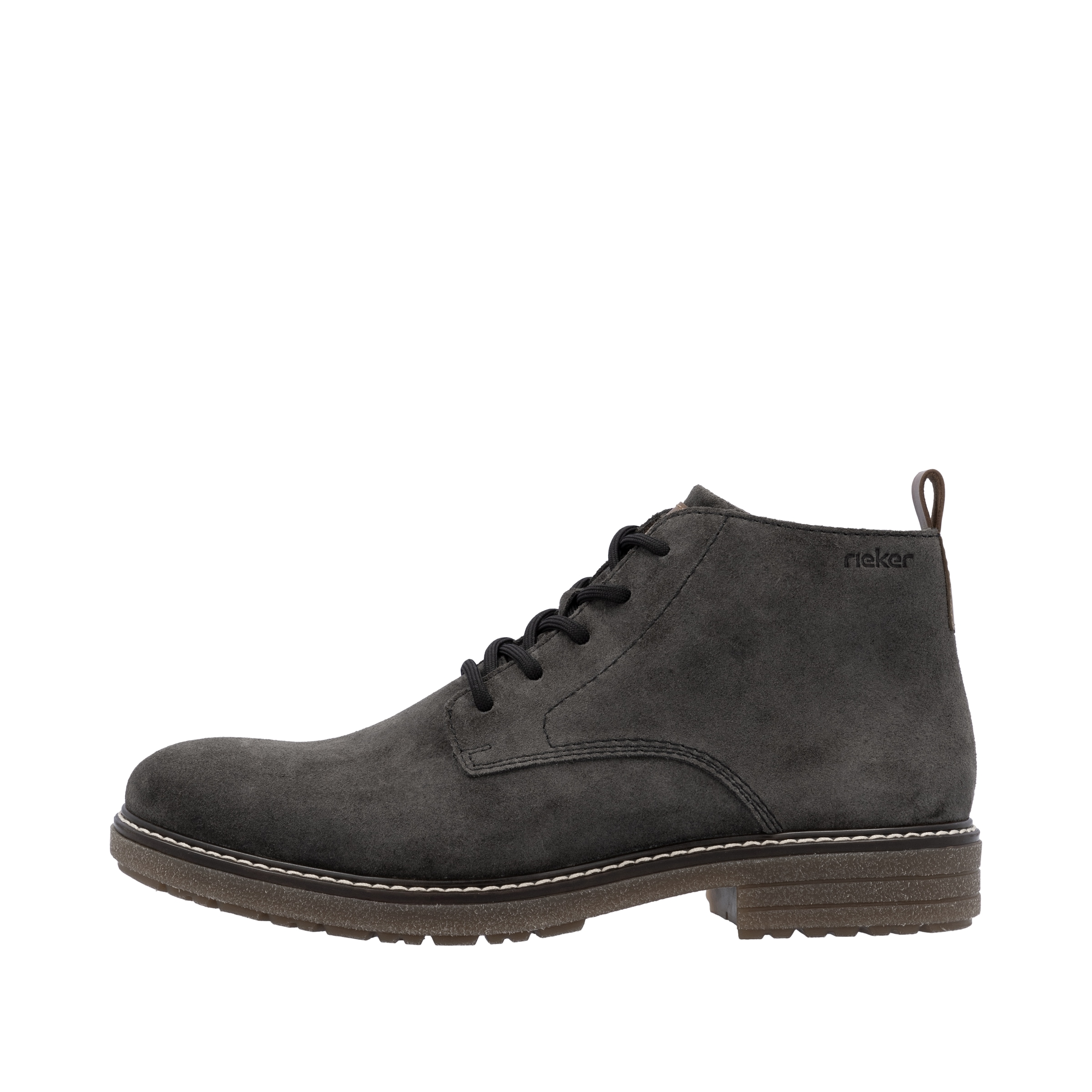 Rieker Schnürstiefelette  Schnürboots, Workerboots, Profilsohle, mit Anziehlasche
