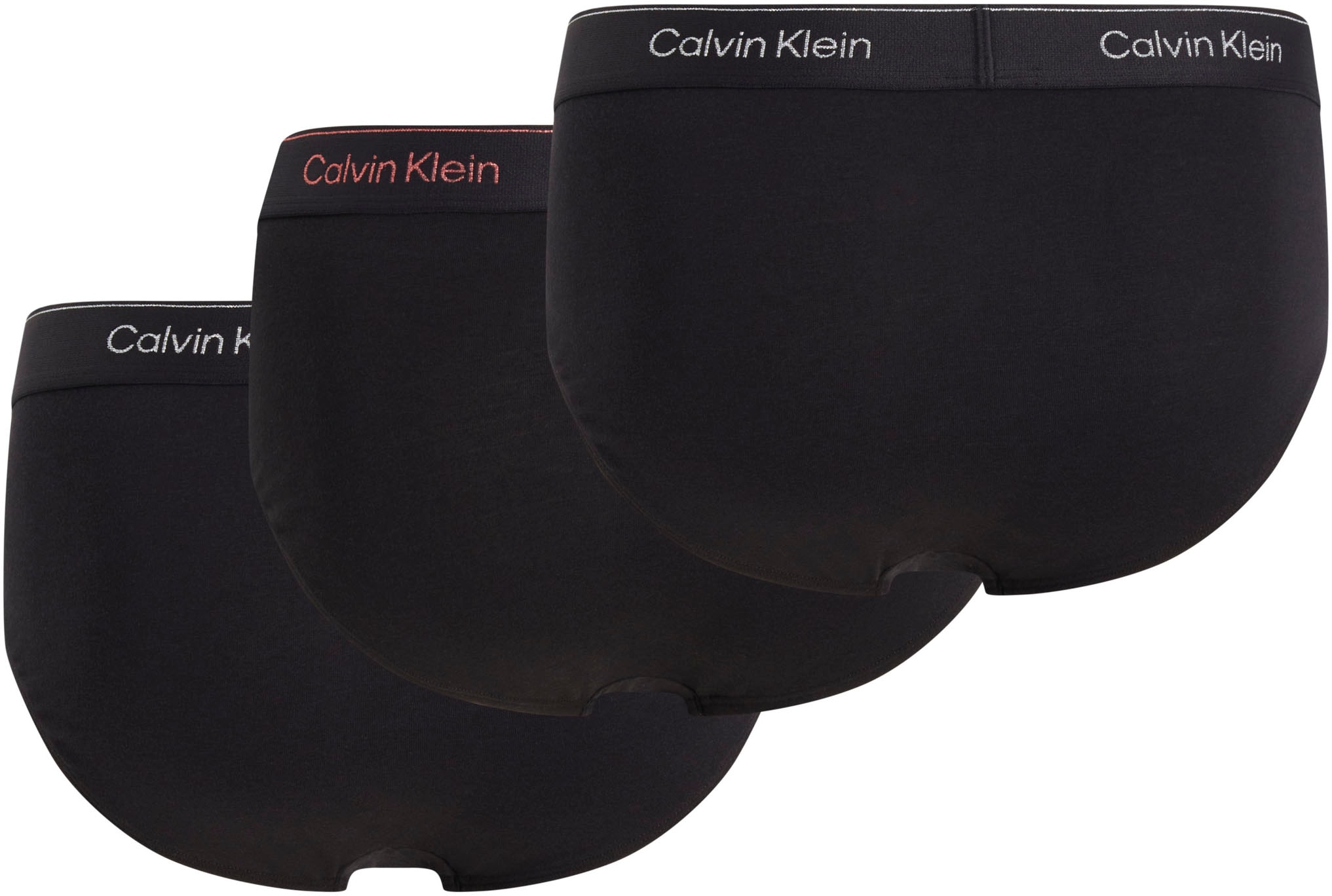 Calvin Klein Underwear Hipster »HIP BRIEF 3PK«, (Packung, 3 St., 3er-Pack), mit Logo-Elastikbund (3 Stück)