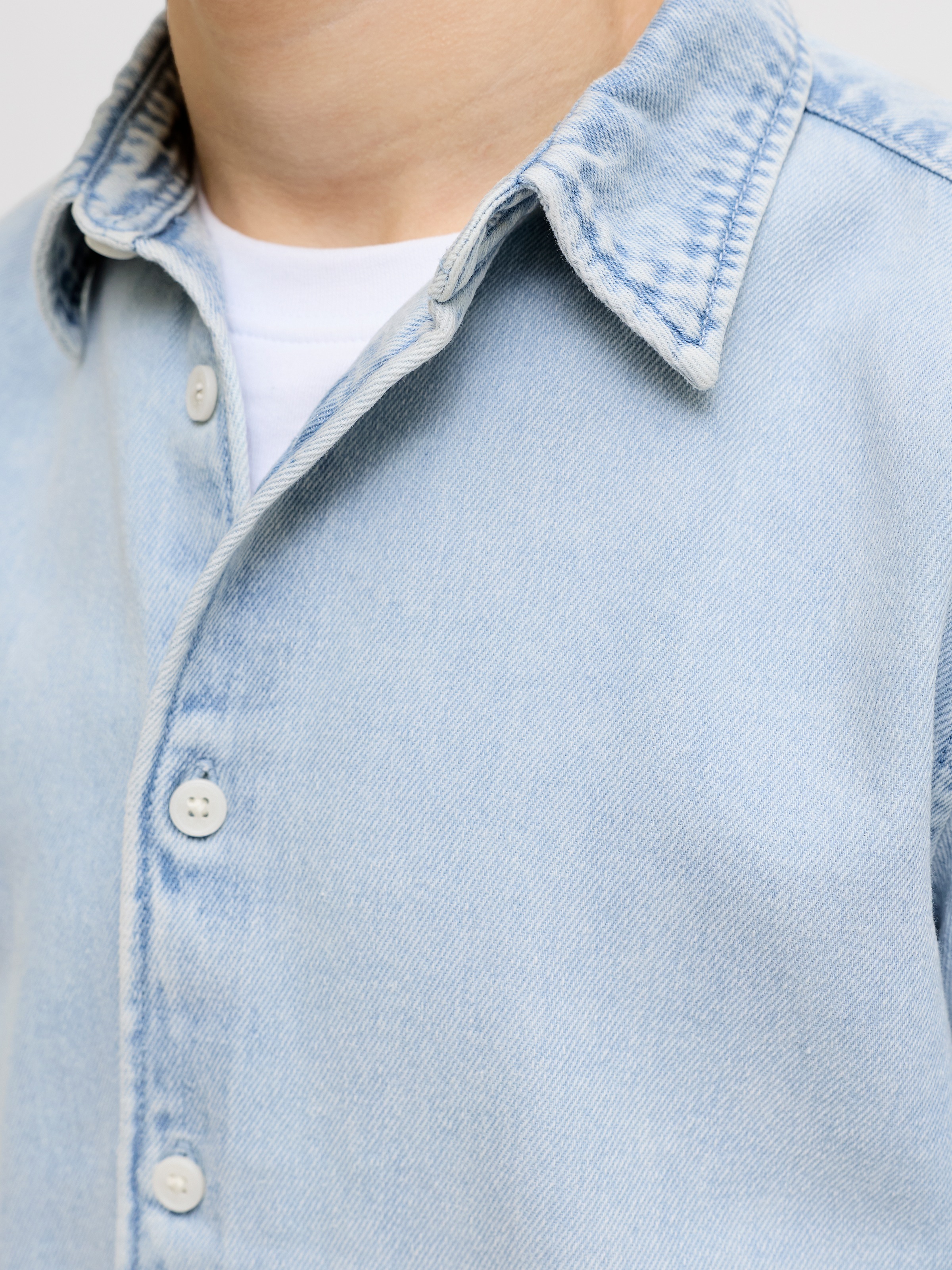 Jack & Jones Junior Langarmhemd »JORNORREBRO DENIM SHIRT LS JNR«