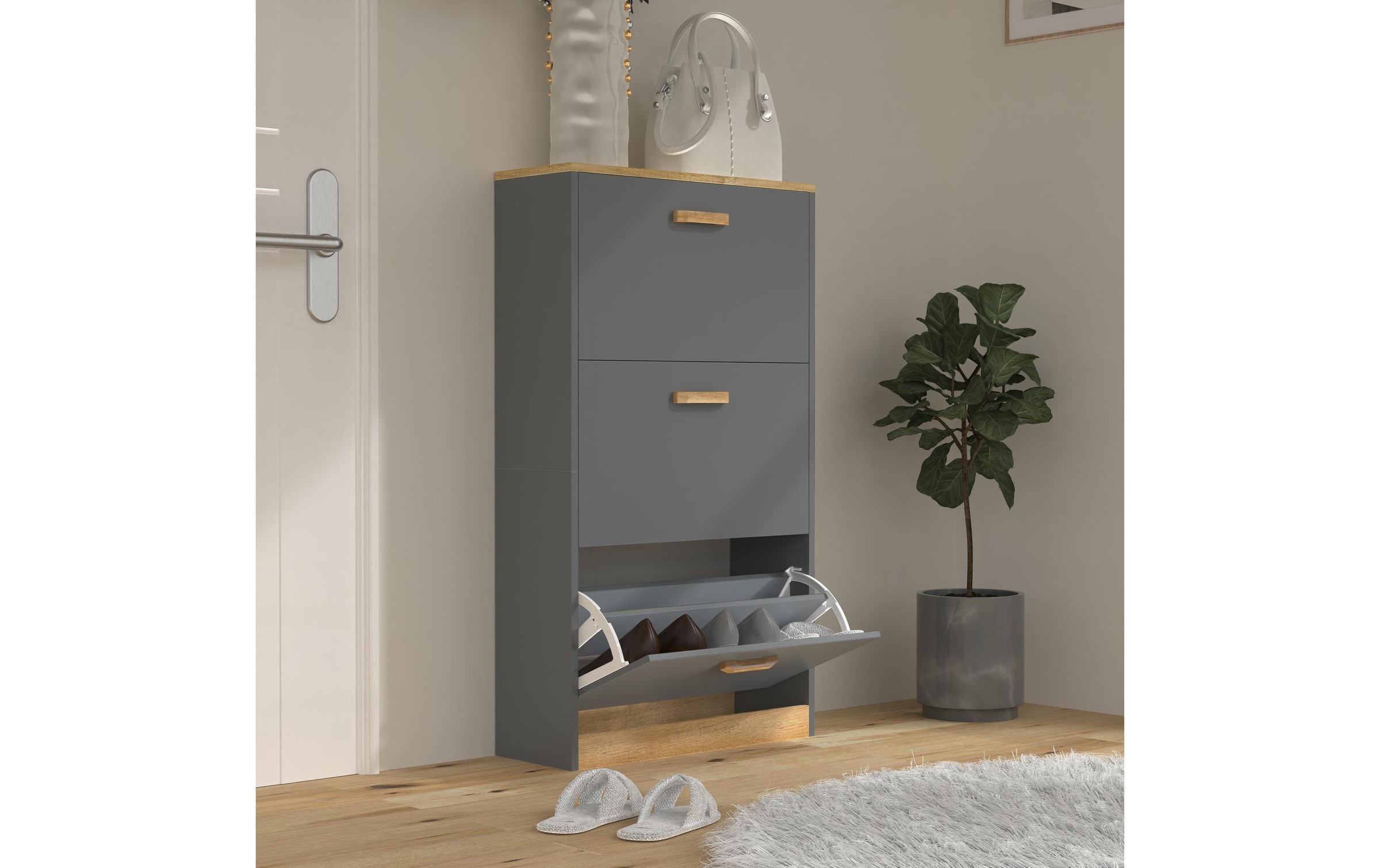 VCM Armoire à chaussures »Halom M 59 x 105 cm«