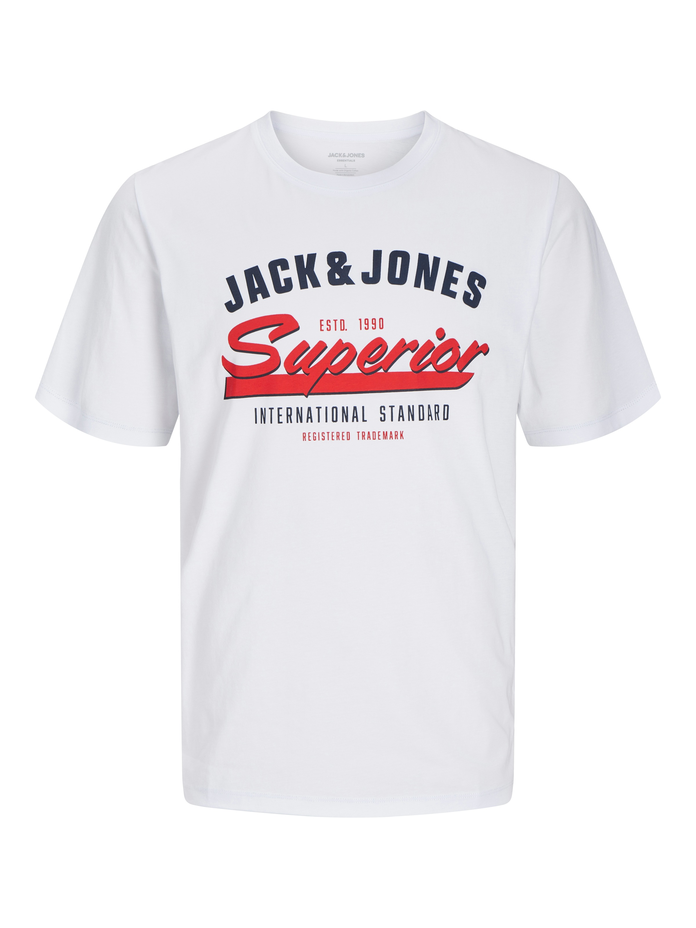 Jack & Jones PlusSize Rundhalsshirt »JJELOGO TEE SS O-NECK 2COL S25 5P MP PLS«, (5 tlg.)